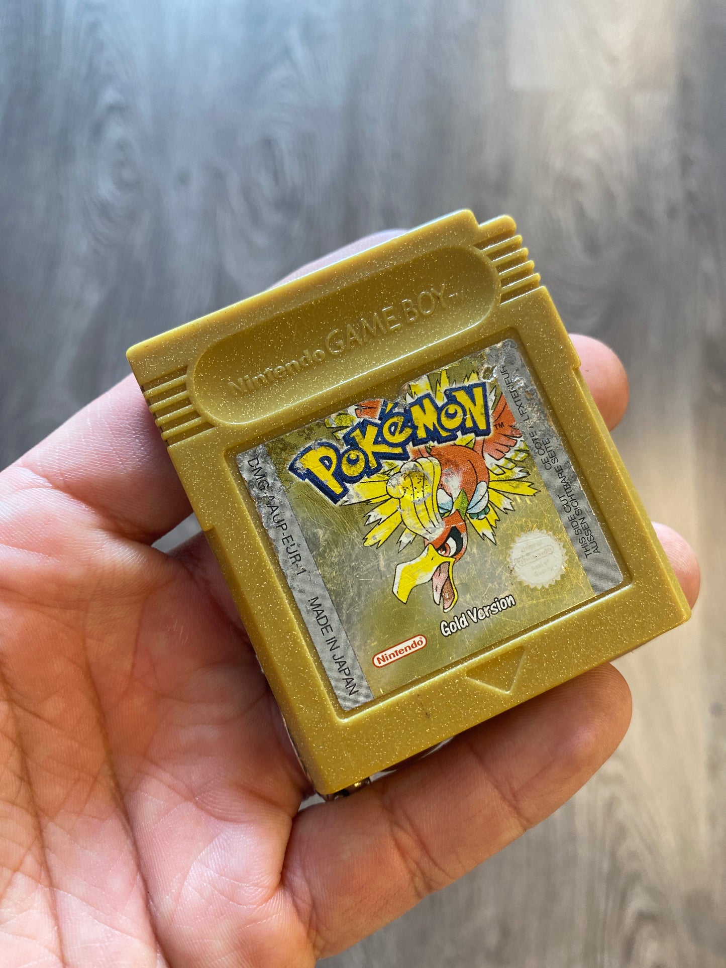 Nintendo Gameboy Pokémon Gold Version video game
