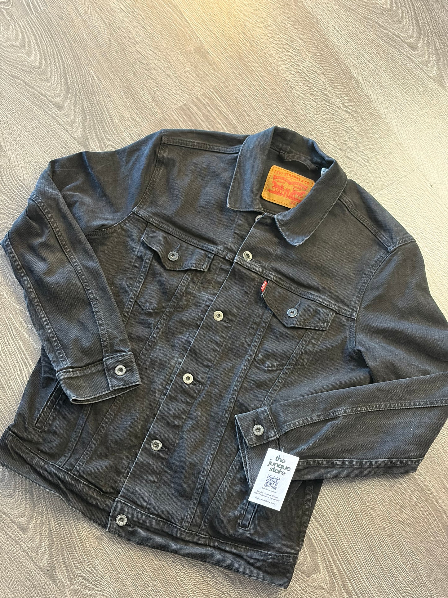 Black Denim Levi’s Jacket Sz. L