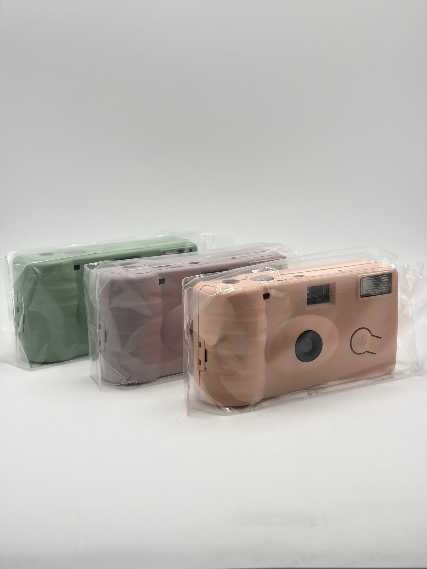 Disposable 35mm Film Camera Sealed pink Flash Camera