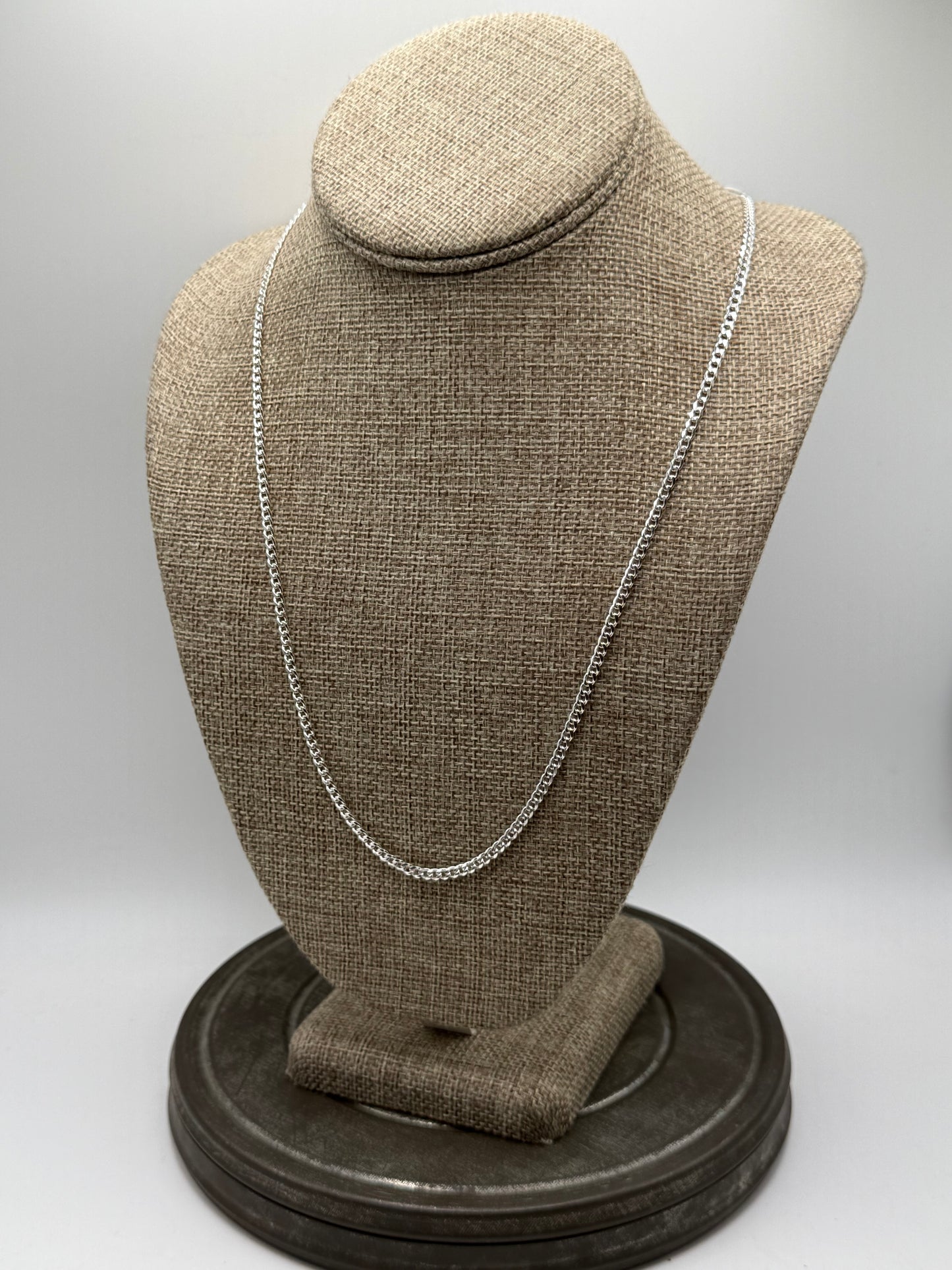 .925 Sterling Silver Cuban Chain Sz. 24”