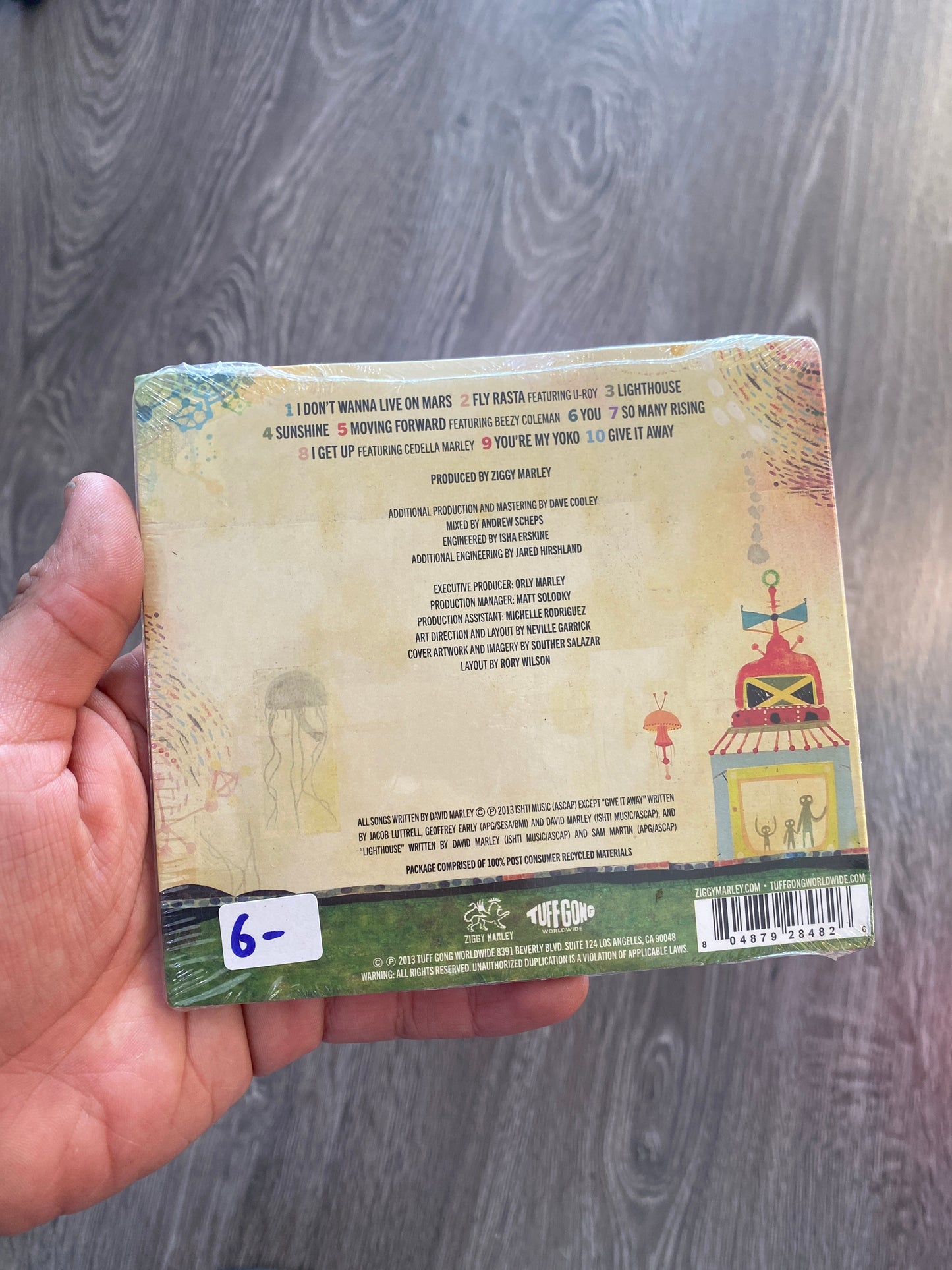 Ziggy Marley Fly Rasta CD Sealed