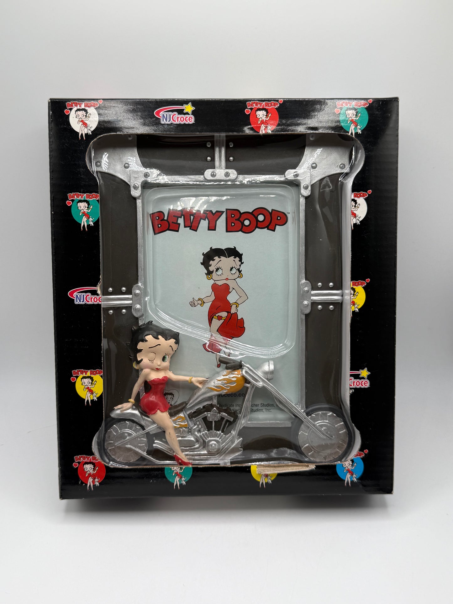 Vintage Betty boop biker frame