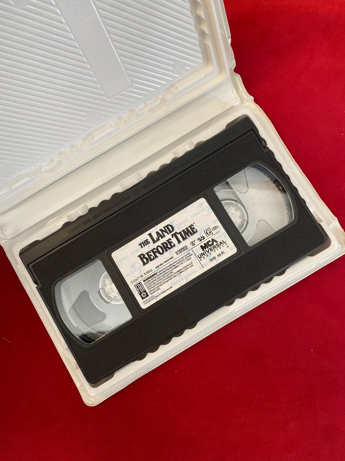 The Land Before Time VHS Movie