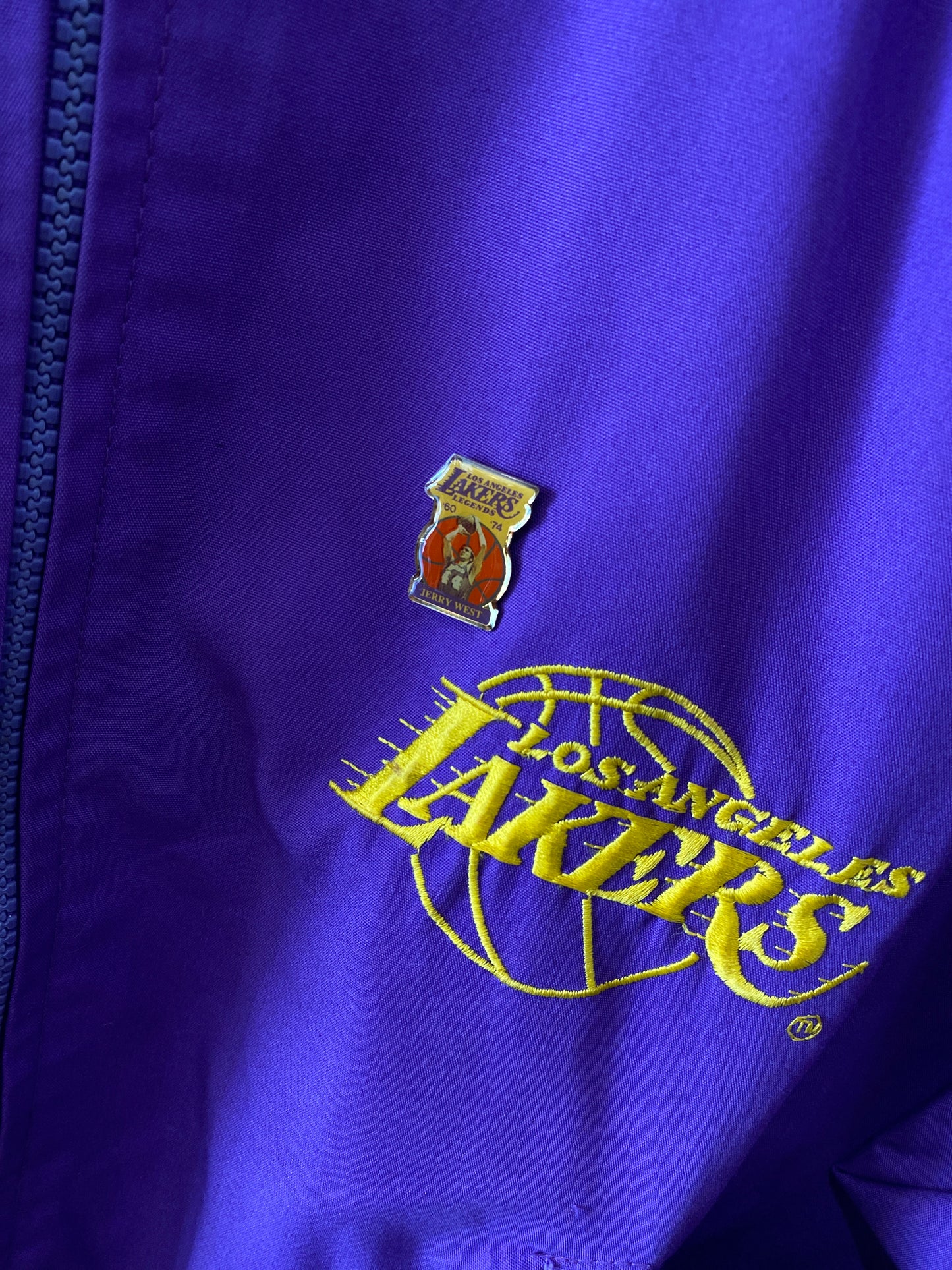 Vintage Los Angeles Lakers Purple Jacket Sz Medium