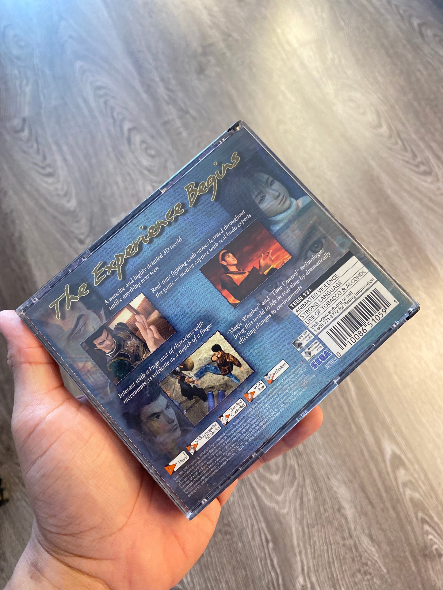 Vintage Y2K Sega Dreamcast Shenmue Video Game