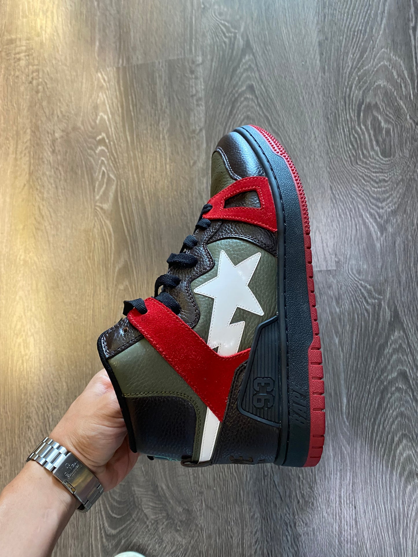 Bape Bapesta 93 Hi Top Sneakers