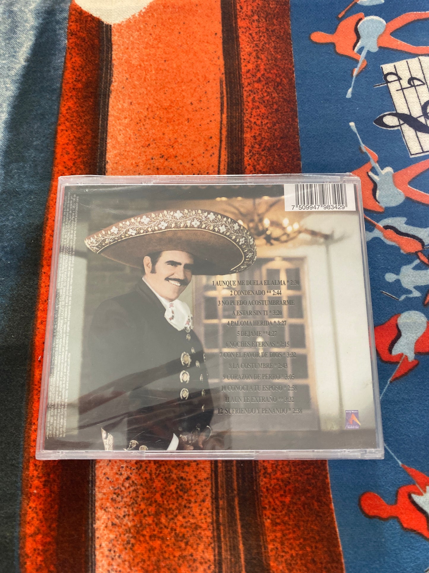 Vicente Fernandez Aunque Me Duela El Alma CD Brand New Sealed