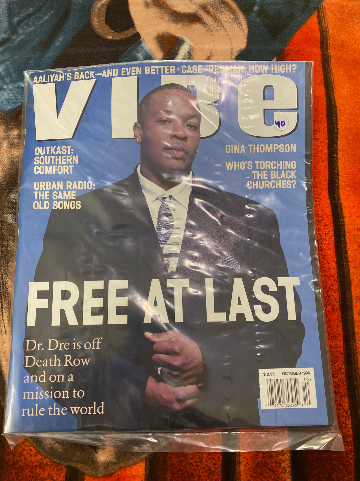 Vibe Magazine Dr Dre Free At Last 1996