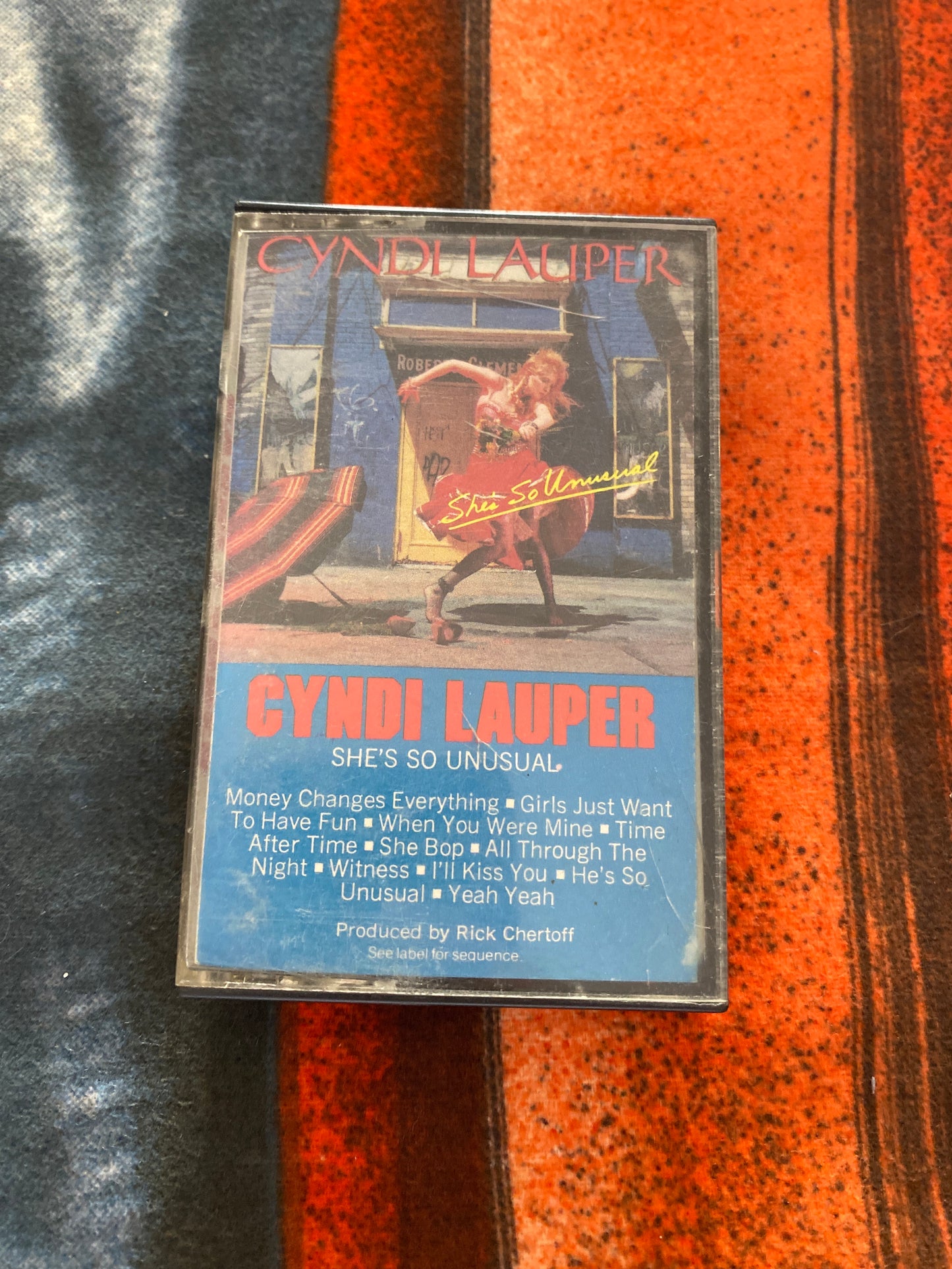 Cyndi Lauper She’s So Unusual Cassette Tape