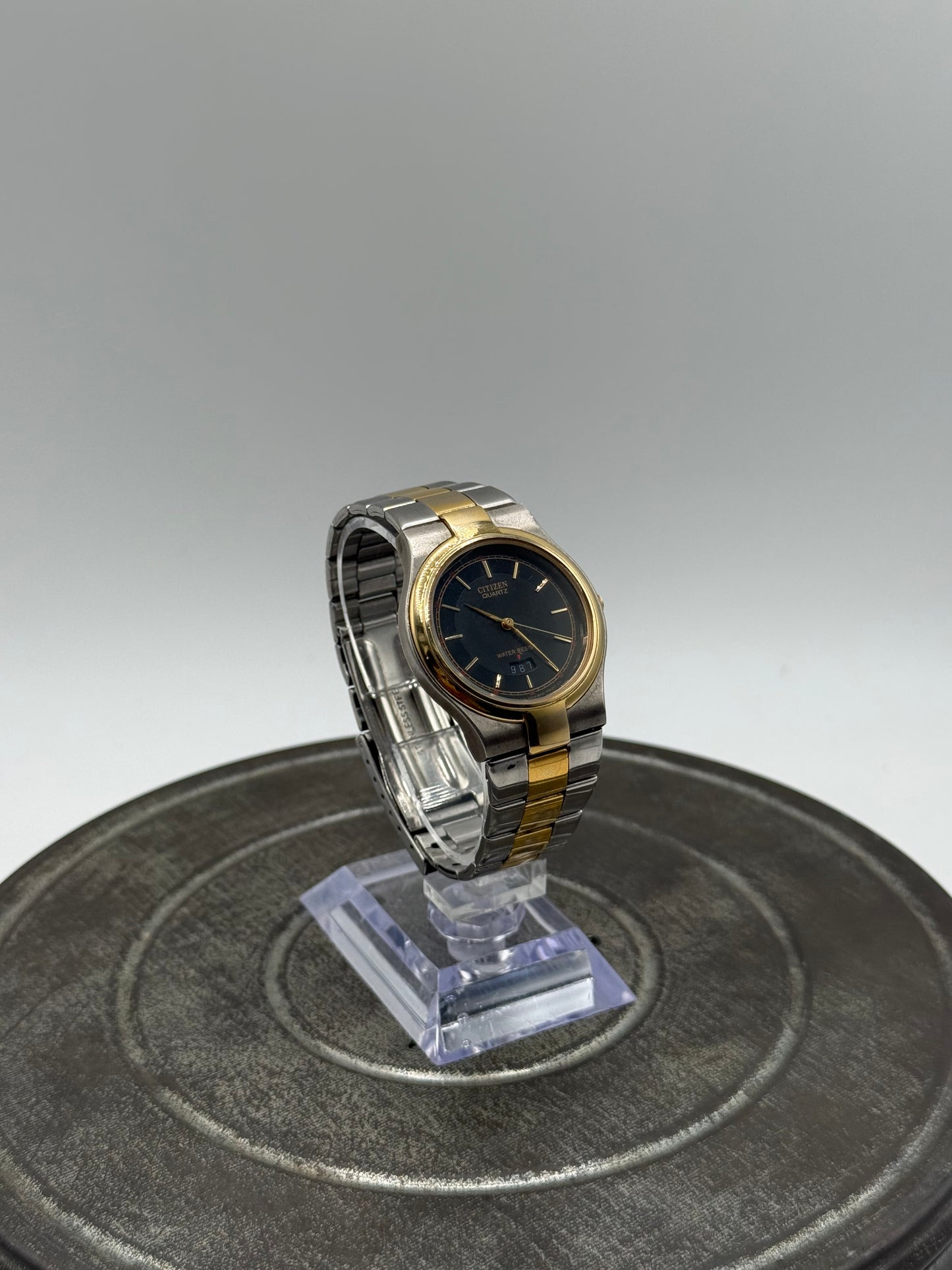 Vintage Citizen two-tone quartz watch