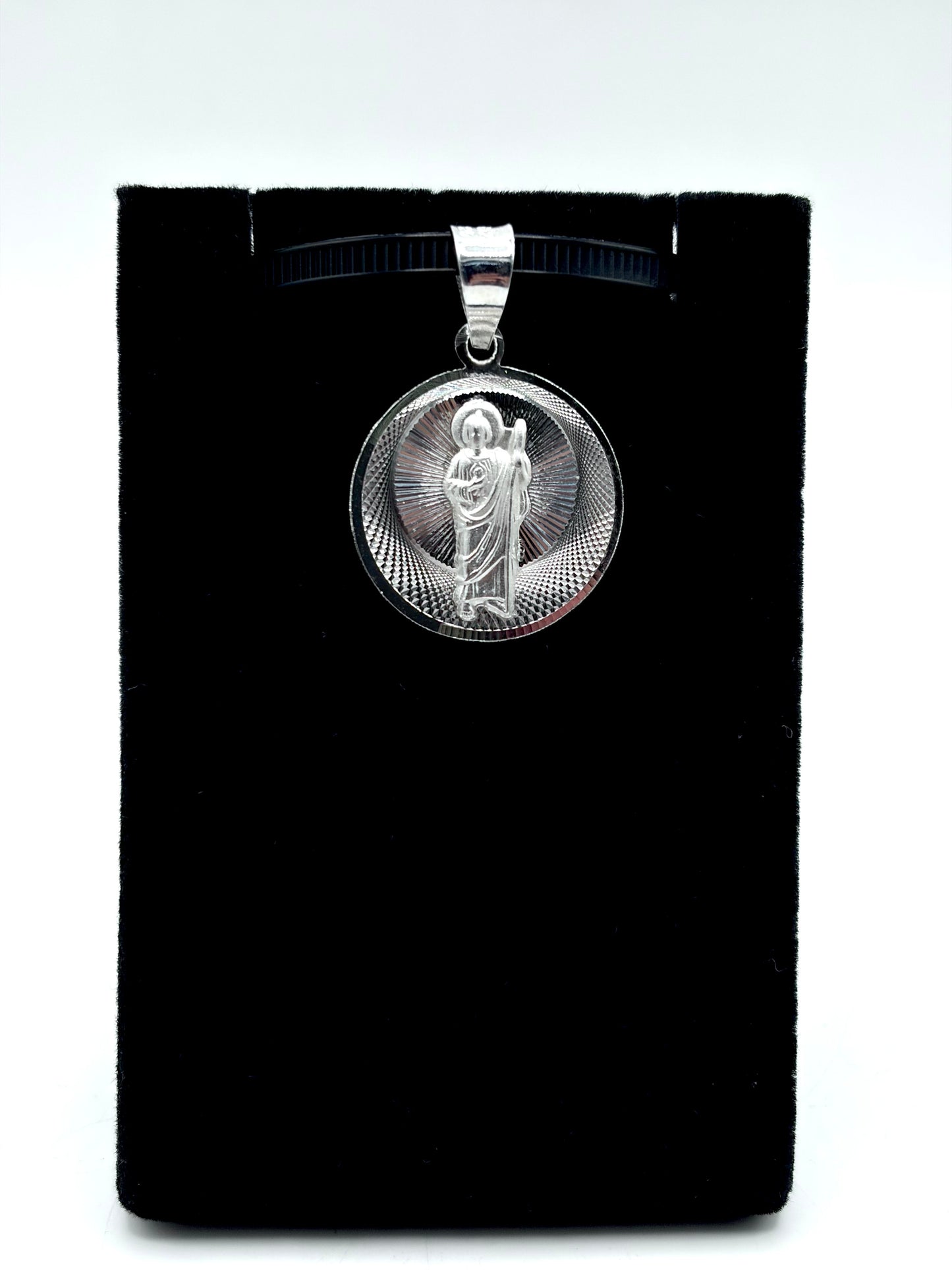 .925 Sterling Silver San Judas Pendant