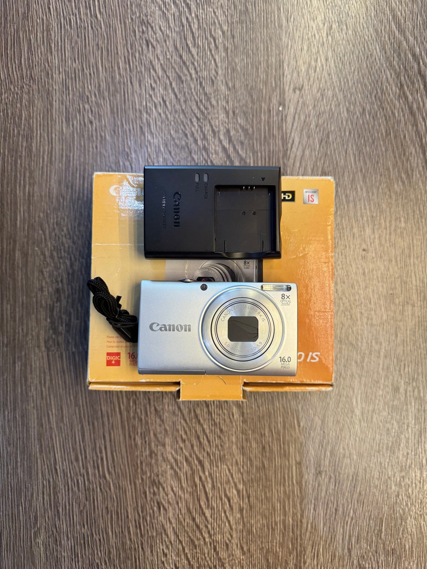 Canon powershot a4000 IS silver digital camera digicam Y2K with box