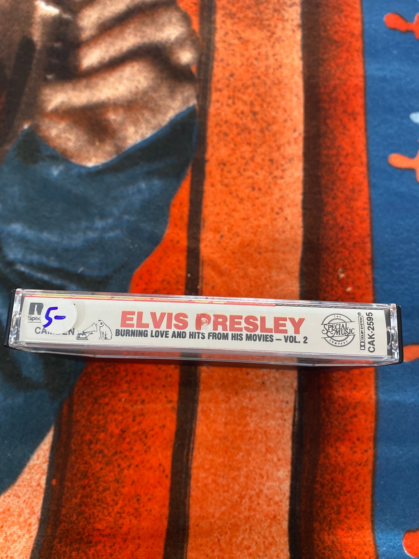 Elvis Burning Love And Hits From His Movies Vol 2 Cassette Tape