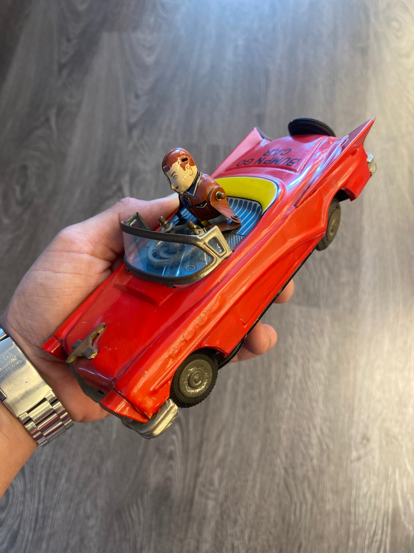 Vintage Bumpin Car Go Toy Figure Bumper Car