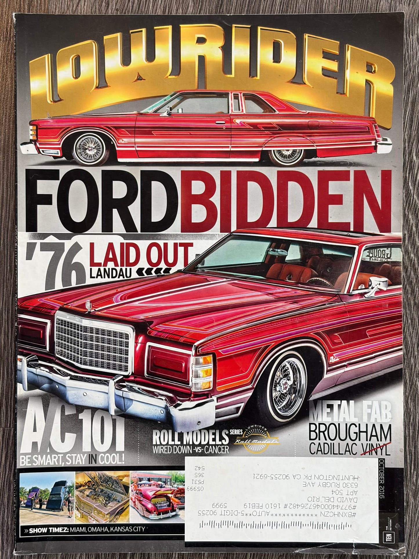 Lowrider Fordbidden Magazine 2015