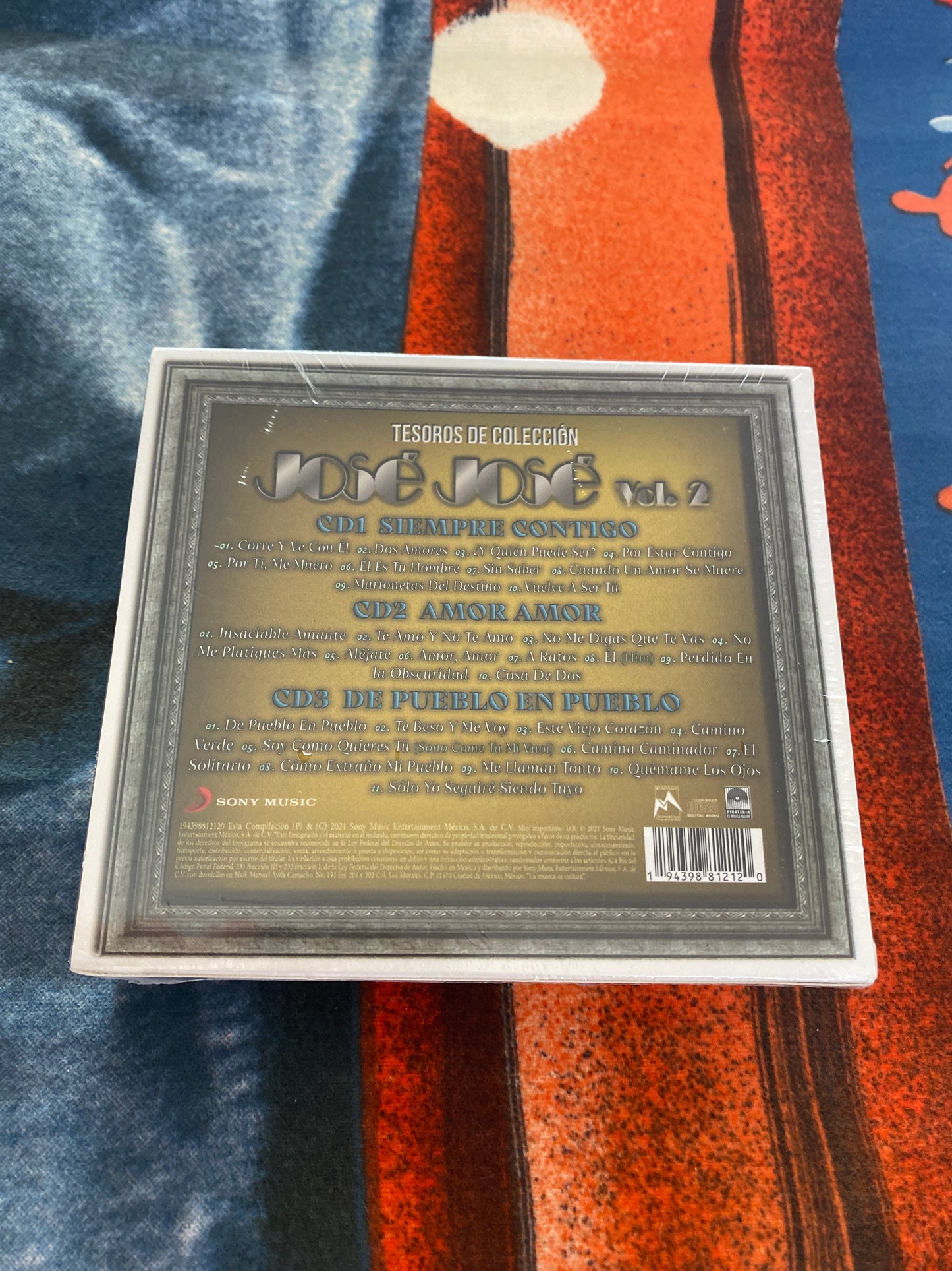 Jose Jose Vol 2 Tesoros De Coleccion 3 CD Set Brand New Sealed
