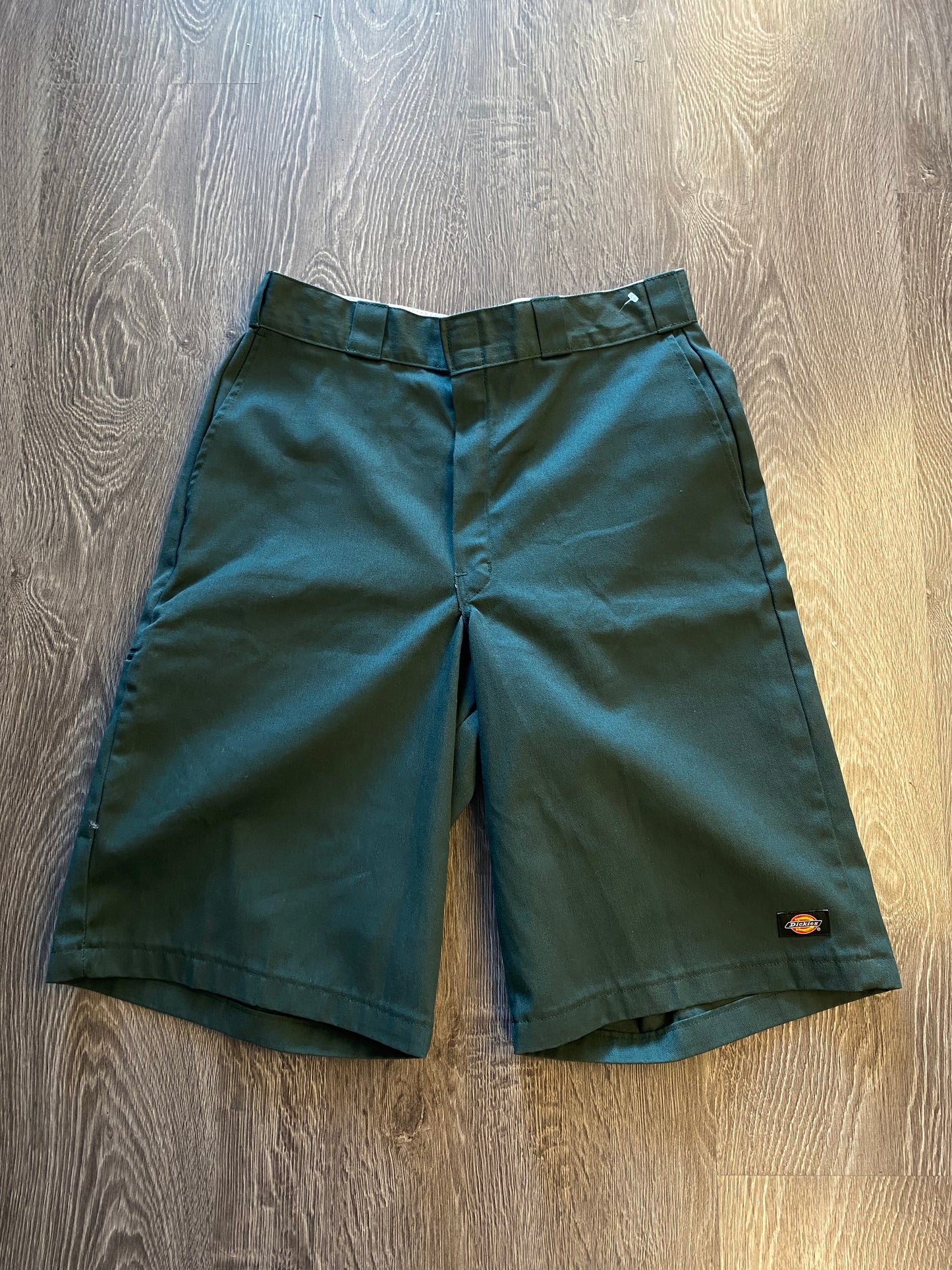 Dark Green Dickies Work Shorts Sz 34