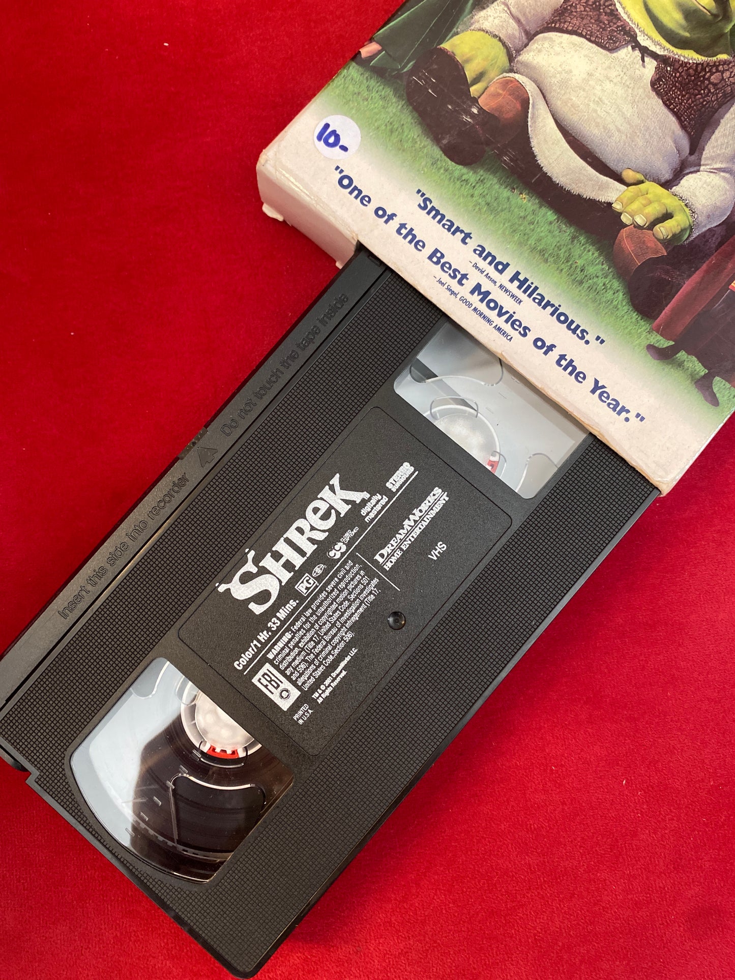 Shrek Special Edition VHS Movie