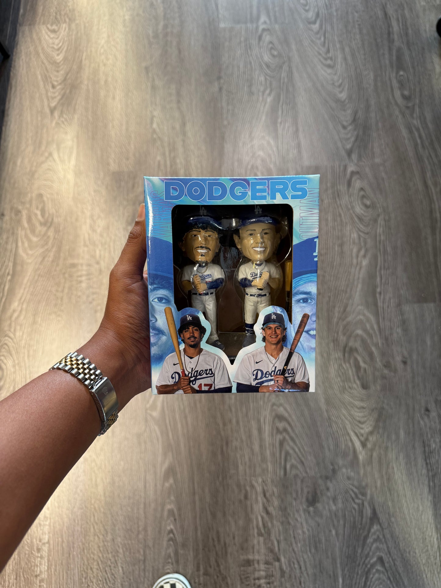 Los Angeles Dodgers bobblehead Miguel Vargas James outman