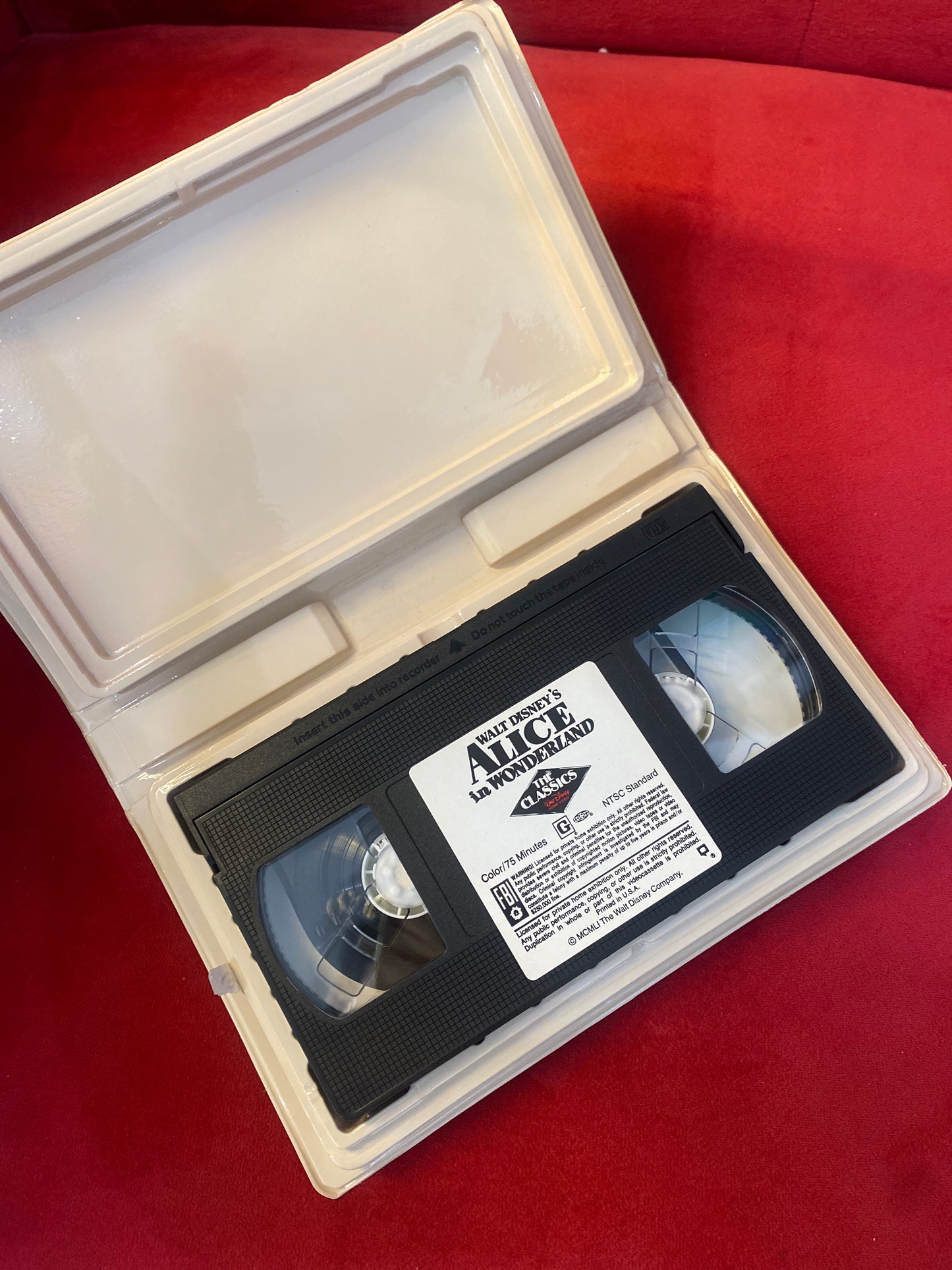 Alice In Wonderland VHS Movie