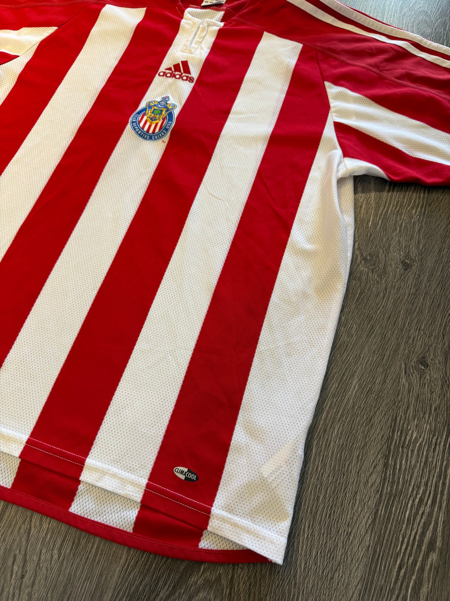 Vintage adidas Chivas USA soccer jersey MLS 2000’s sz. L