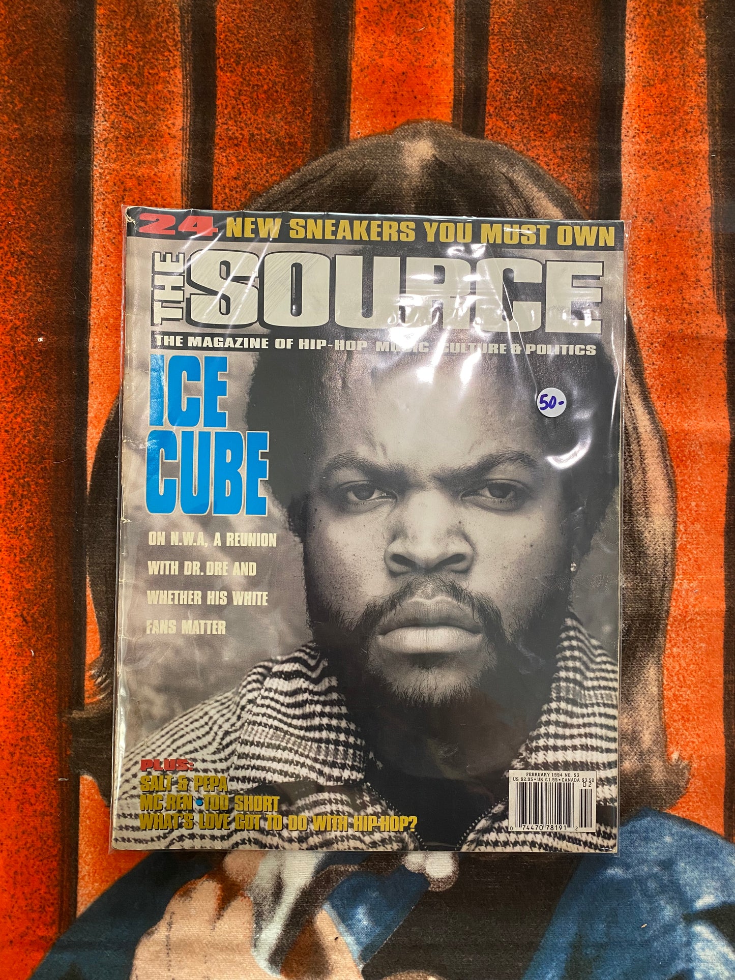 Vintage The Source Magazine Ice Cube 1994