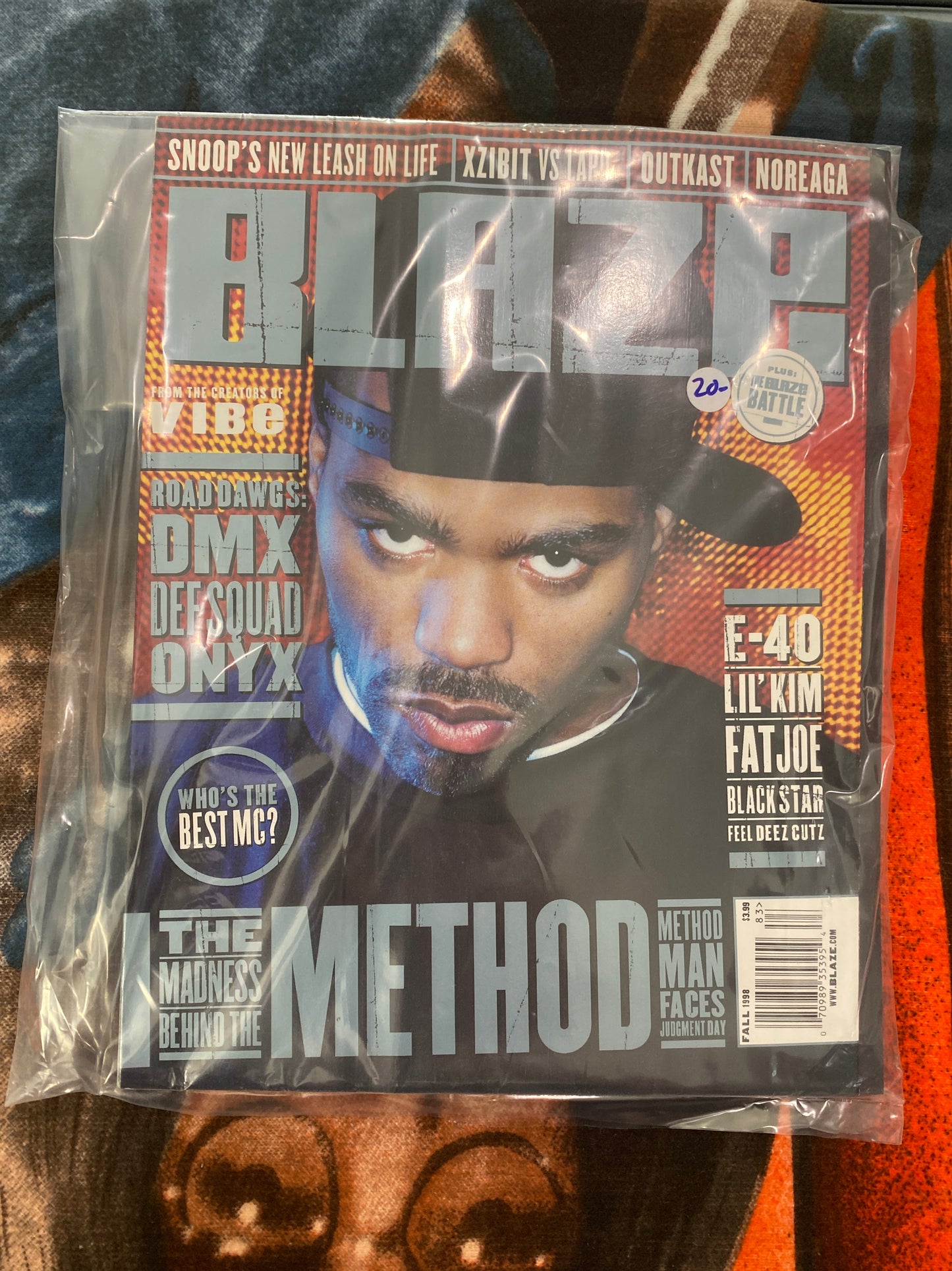 Blaze Magazine Method Man 1998