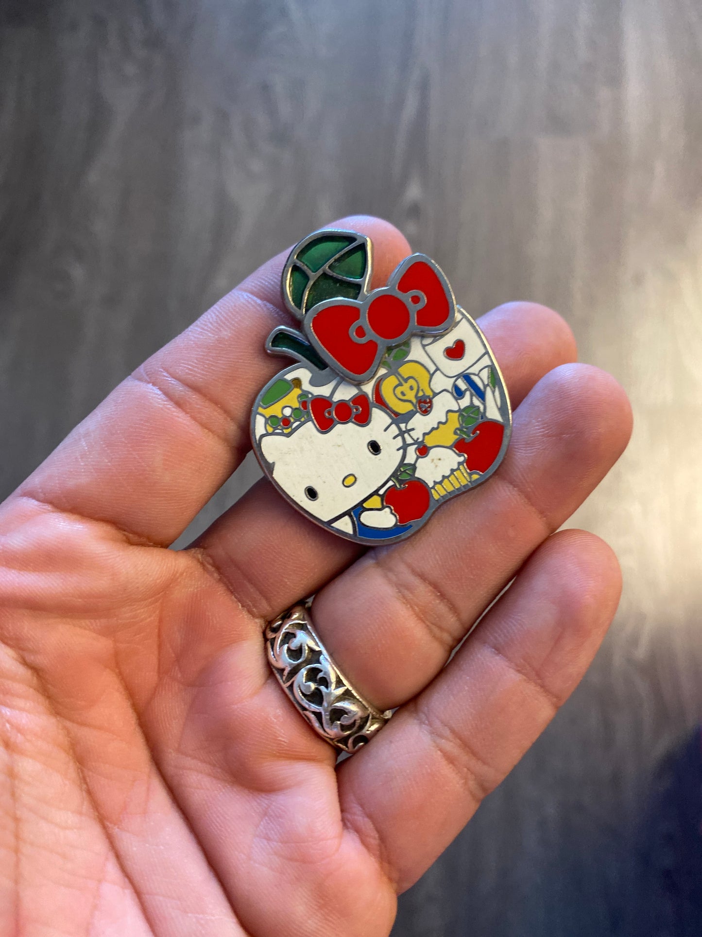Hello Kitty Apple Pin