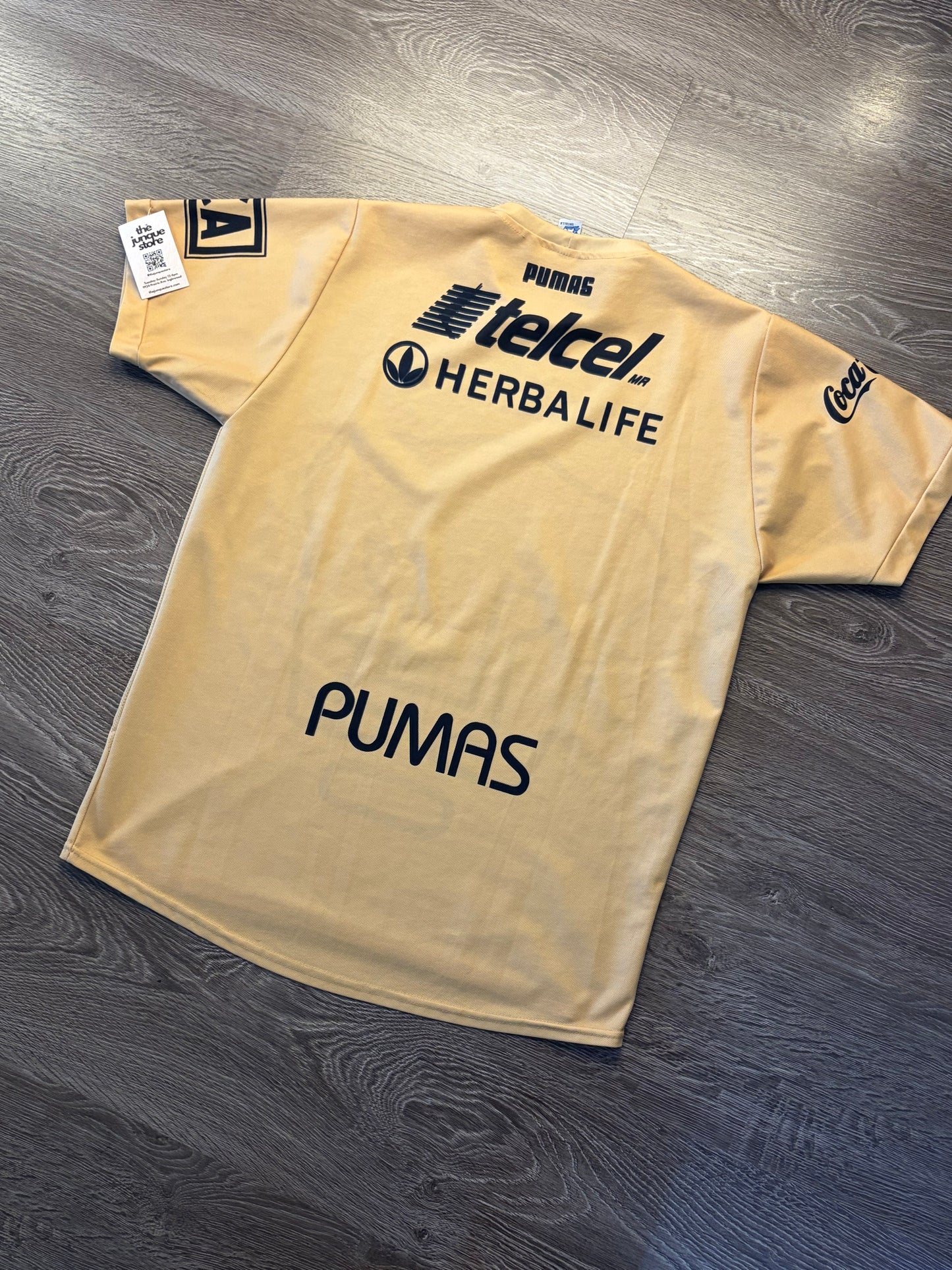 PUMA UNAM Pumas Banamex Gold Soccer Jersey Men’s Sz. L