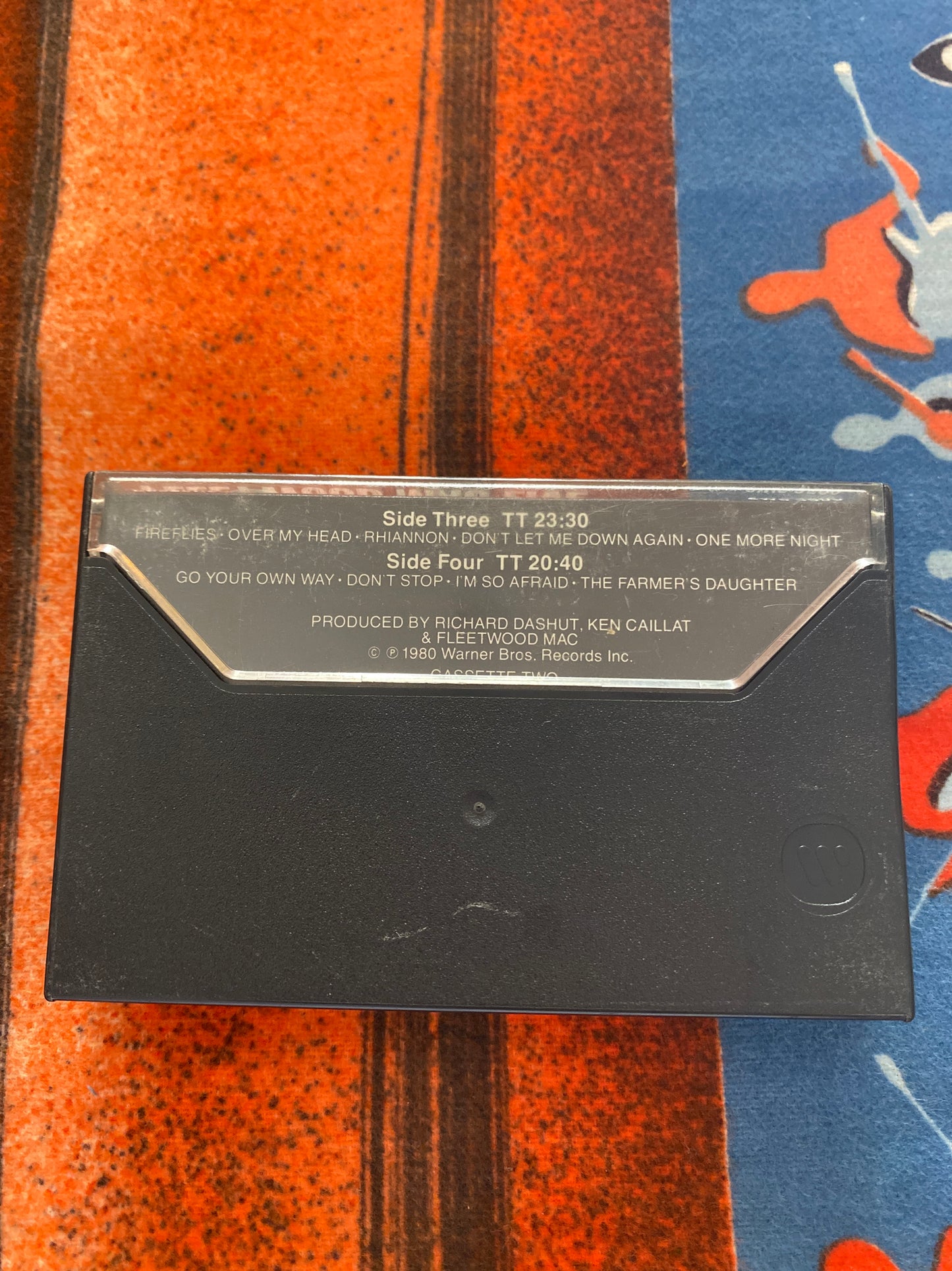 Fleetwood Mac Live Cassette Tape