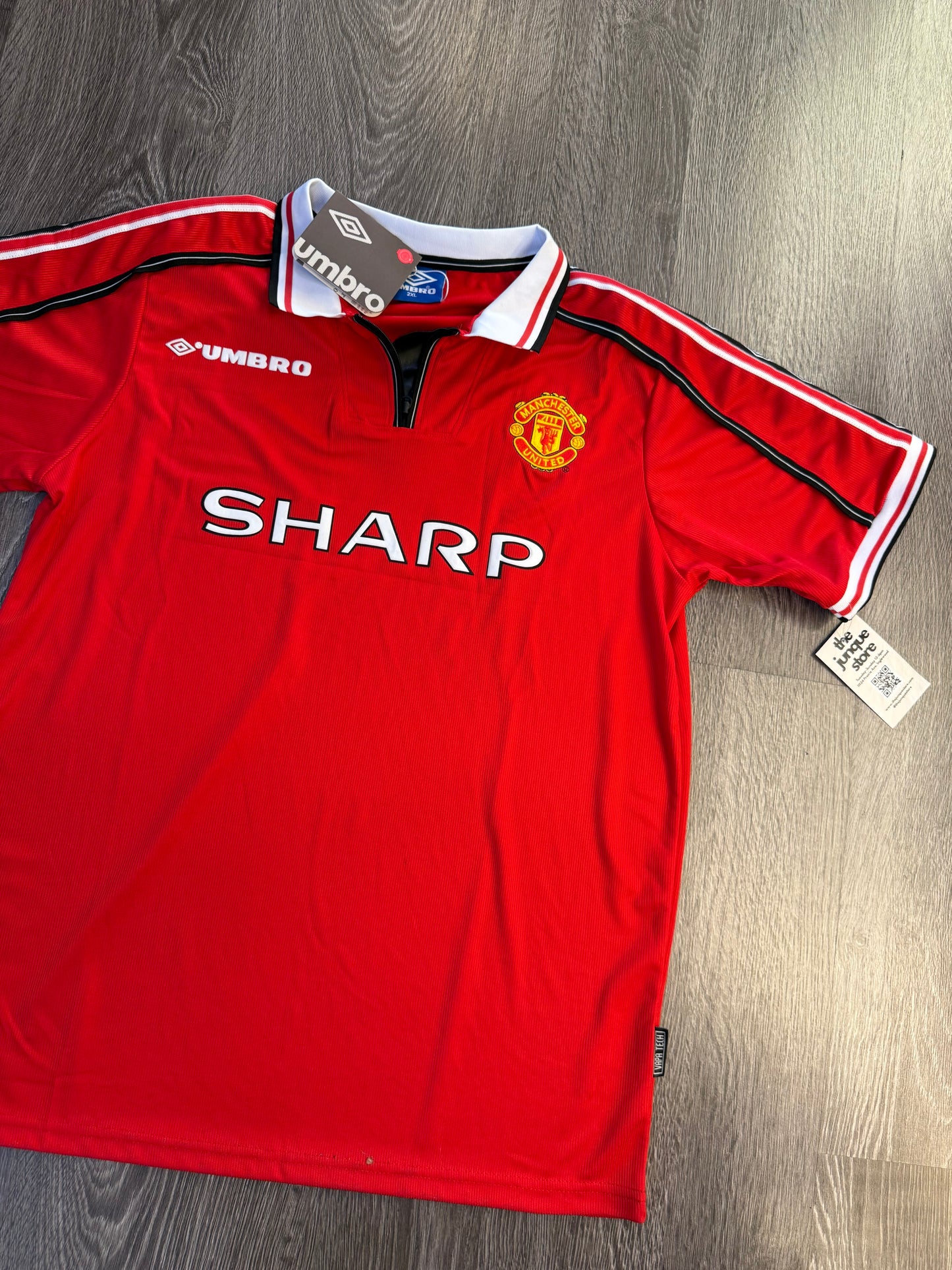 Manchester United retro jersey sz. 2XL