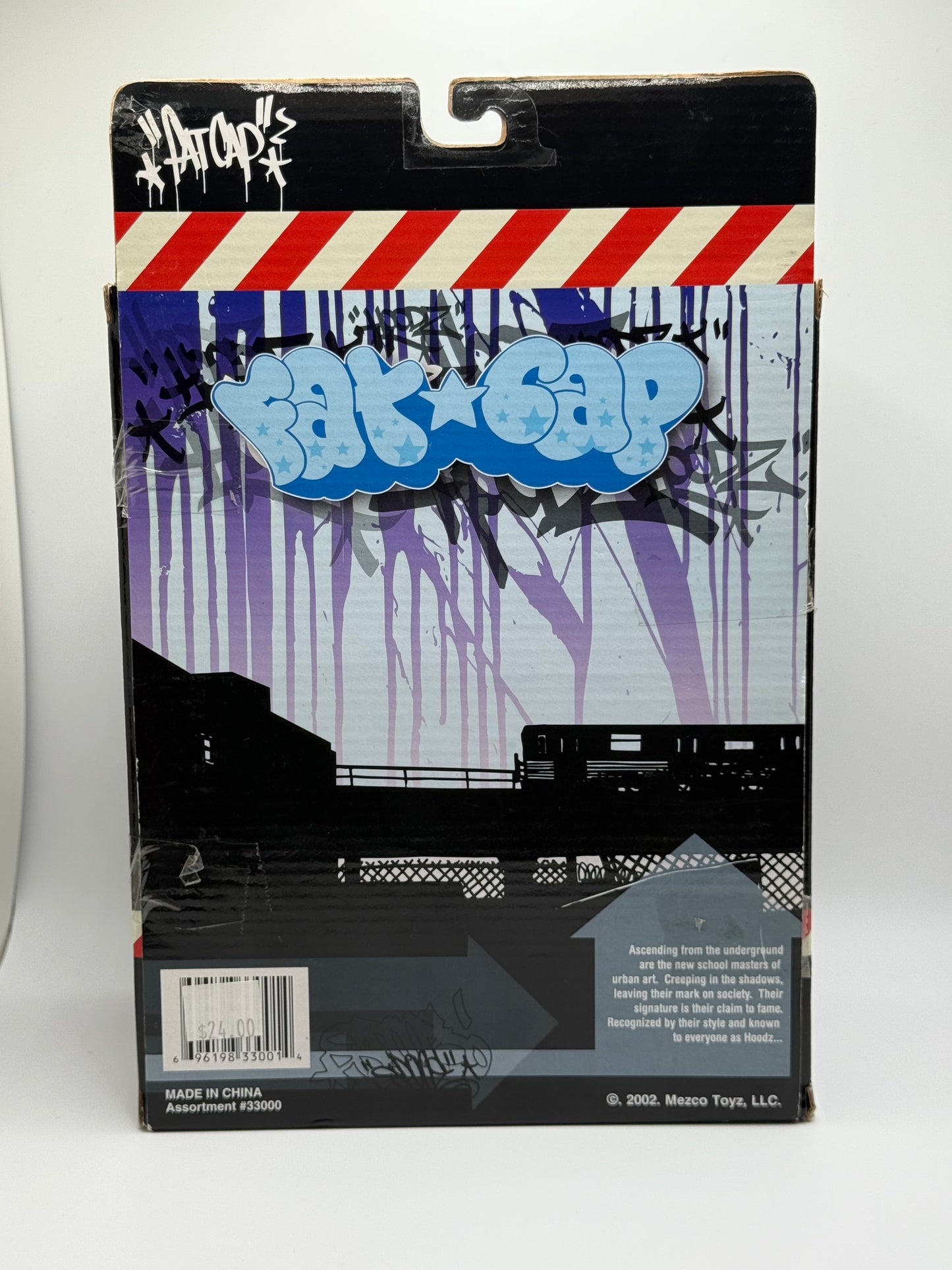 Mezco Hoodz "Fat Cap" Urban Vinyl Figure Toy NIB 2002