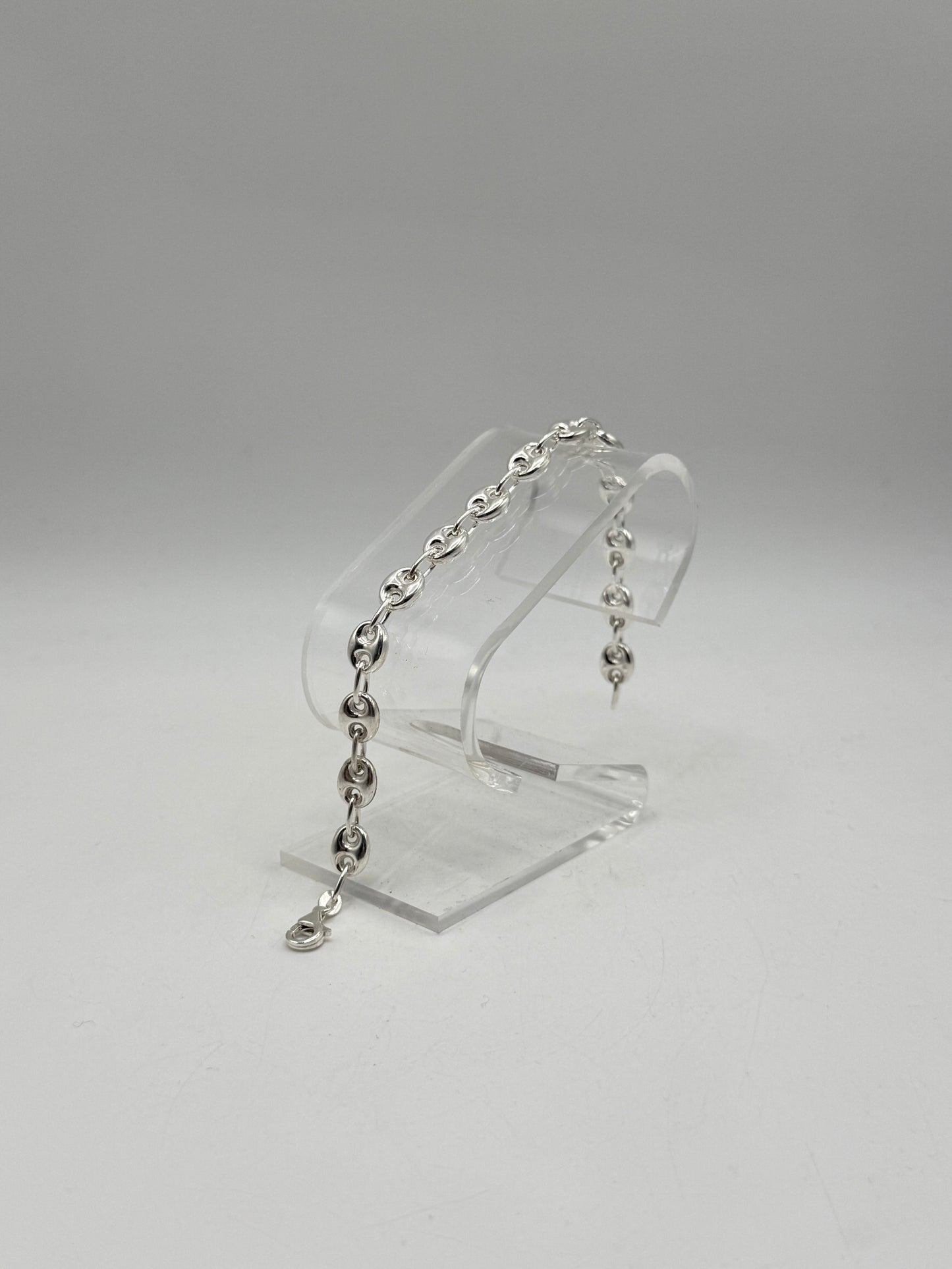 .925 Sterling silver Gucci link bracelet 7.5”