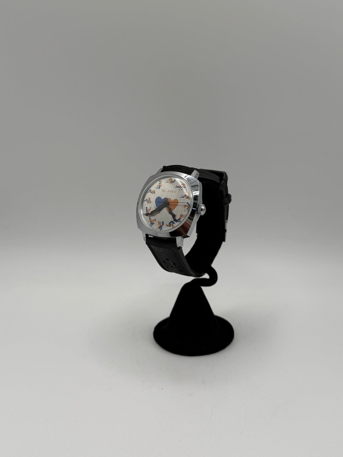 Vintage 1970s Stainless Wind up Kamasutra SEX Watch
