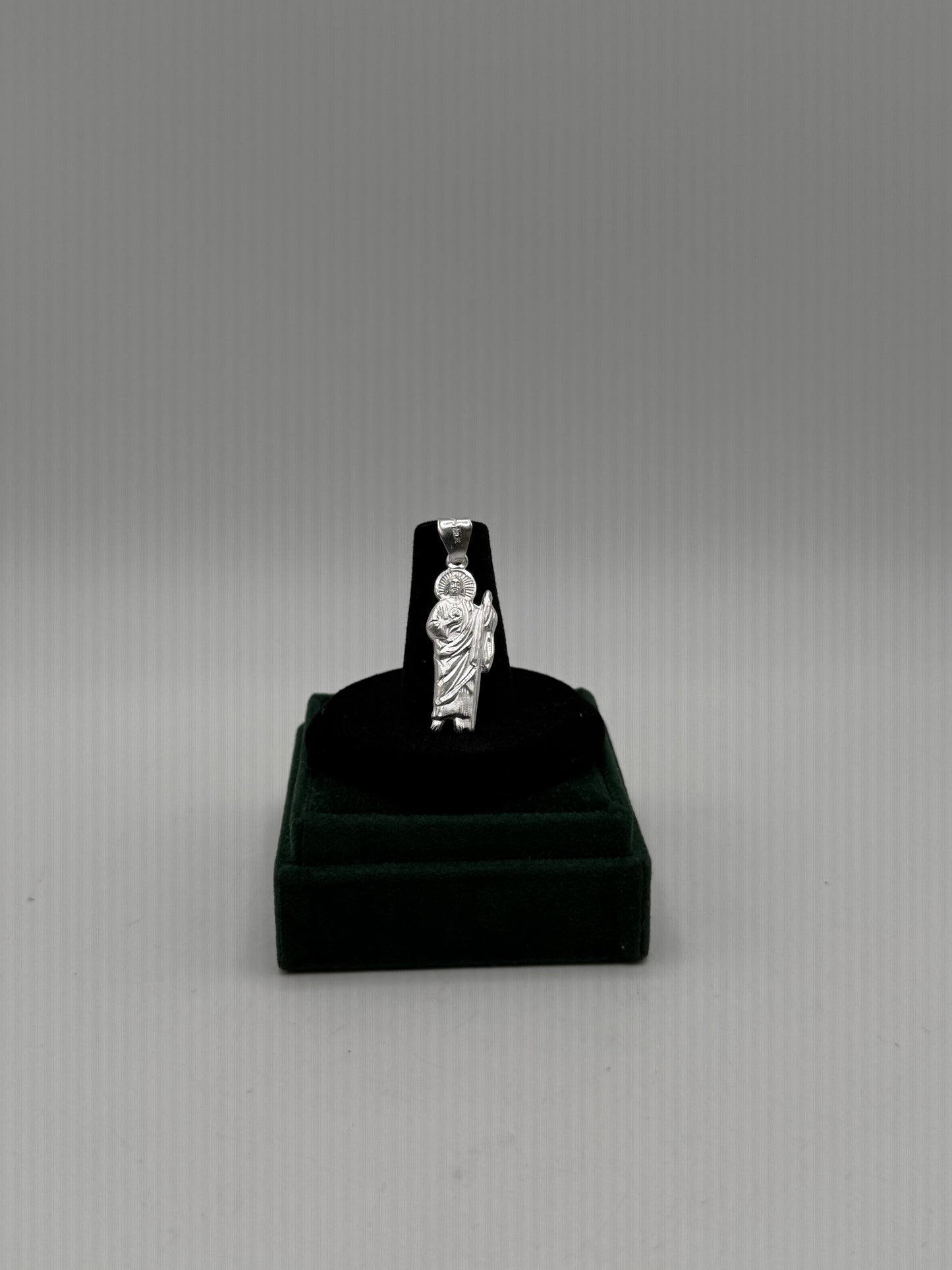 .925 Sterling Silver San Judas solid pendant 1.5”