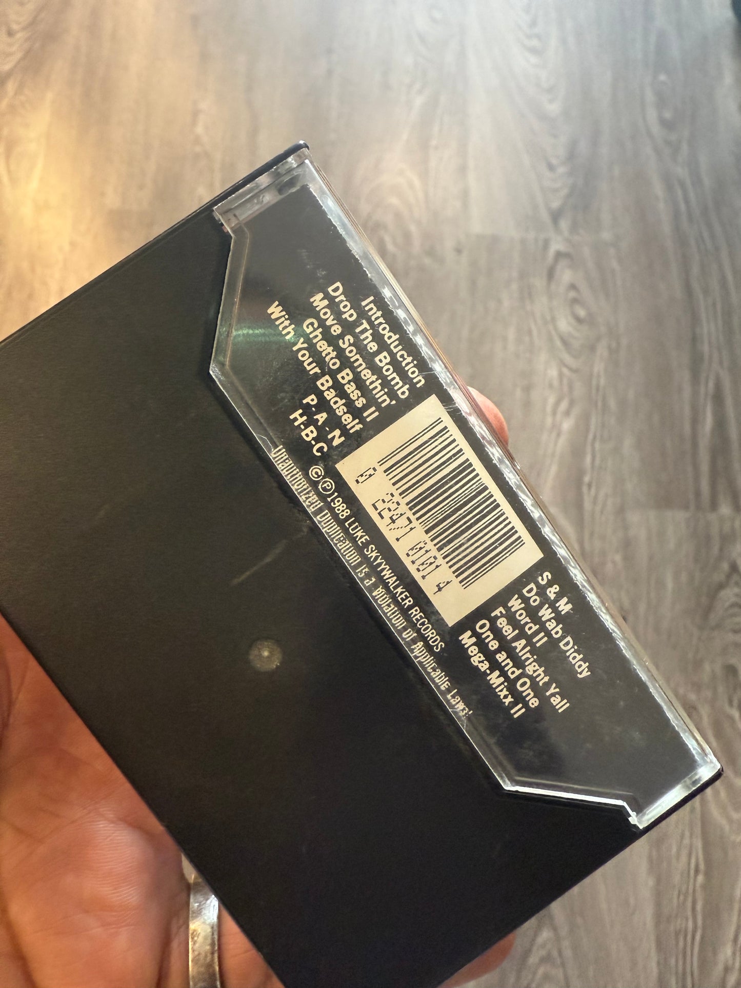 Two live crew Luke skywalker Cassette tape