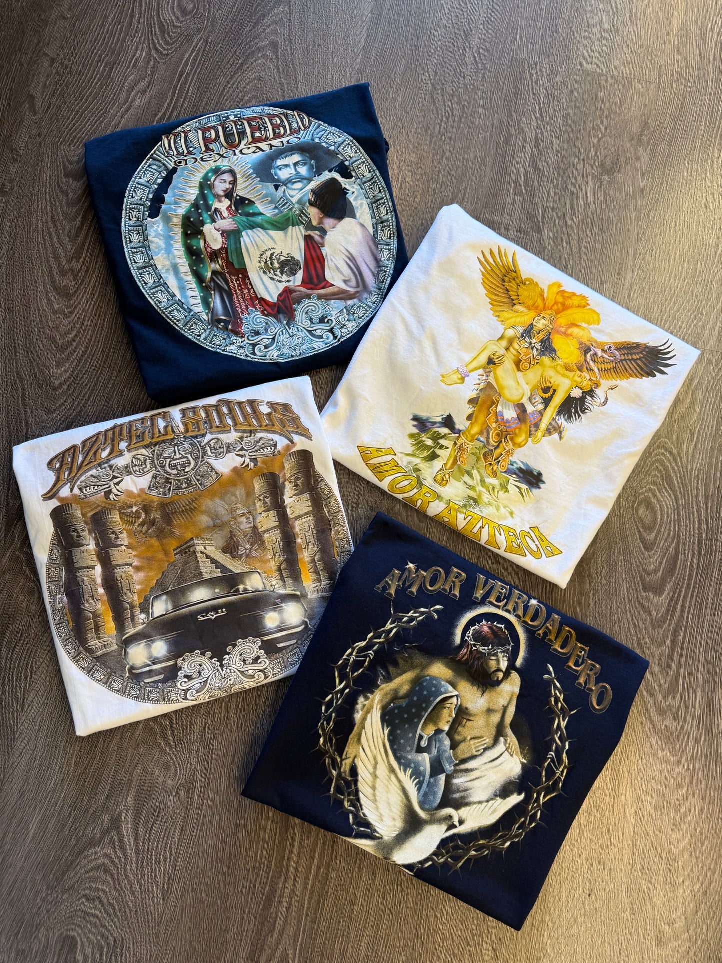 Vintage Mexican Virgencita “mi Pueblo Mexicano” shirt sz. XL