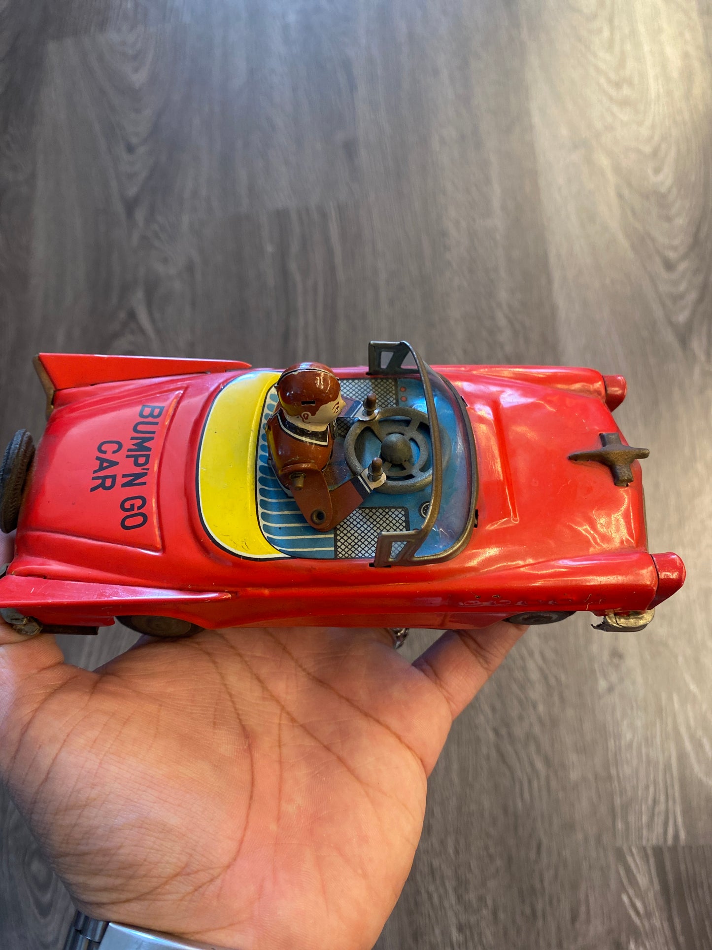 Vintage Bumpin Car Go Toy Figure Bumper Car