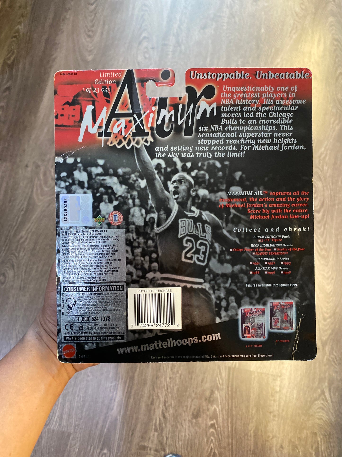 Maximum Air Michael Jordan Action Figure Toy