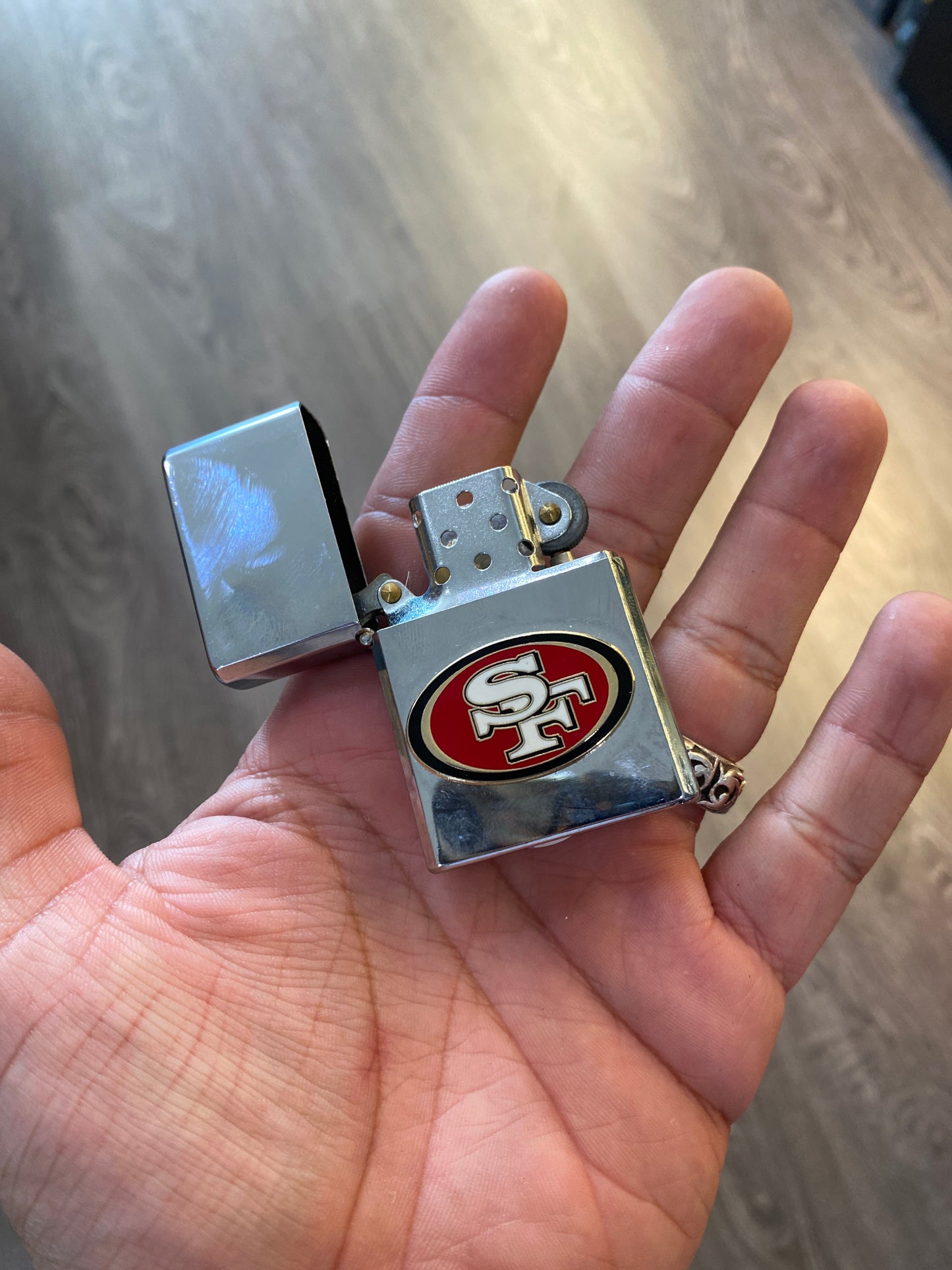 Vintage San Francisco 49ers NFL Football Zippo Lighter