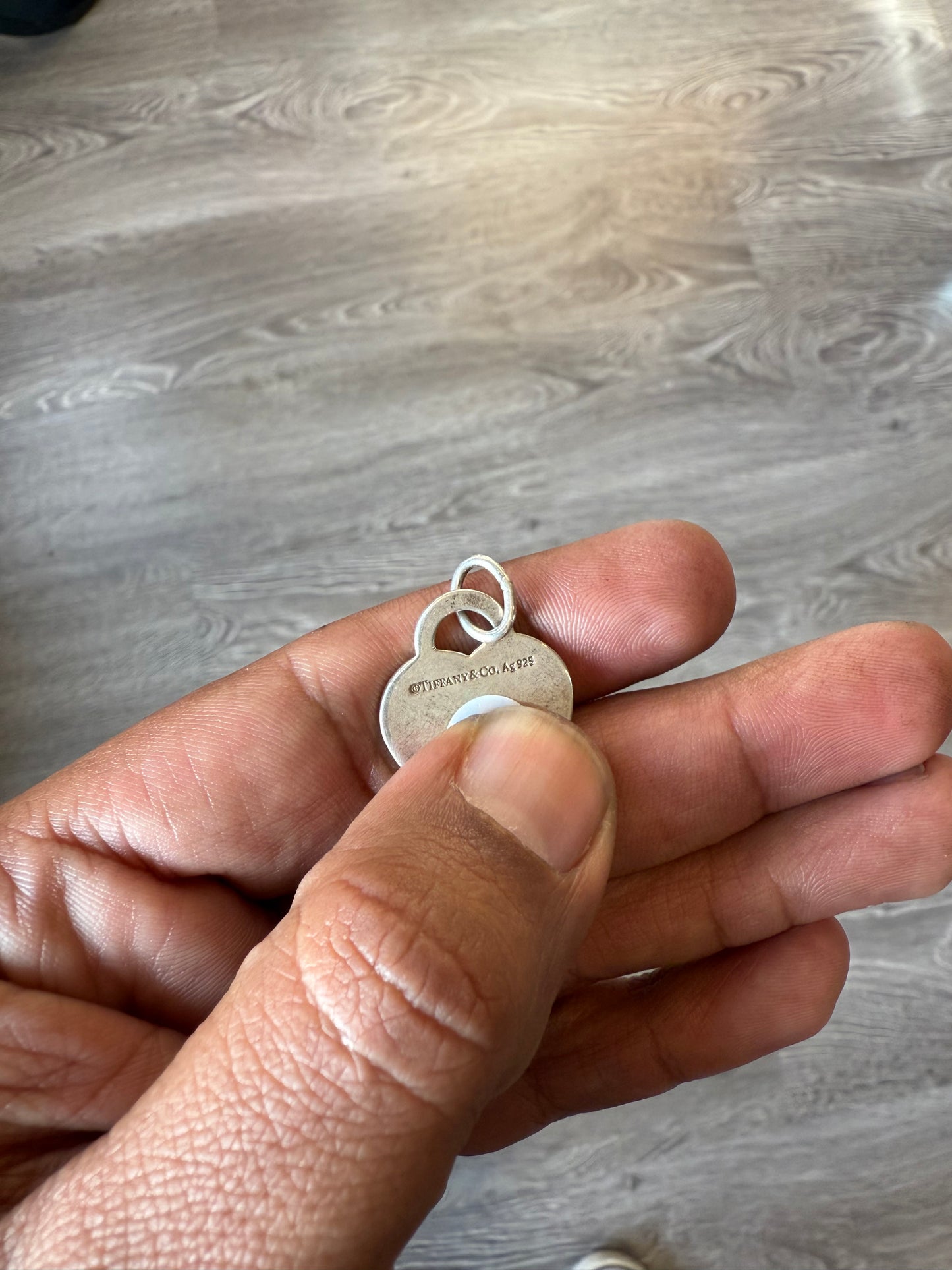 .925 Sterling silver pendant Tiffany and co. “Z”