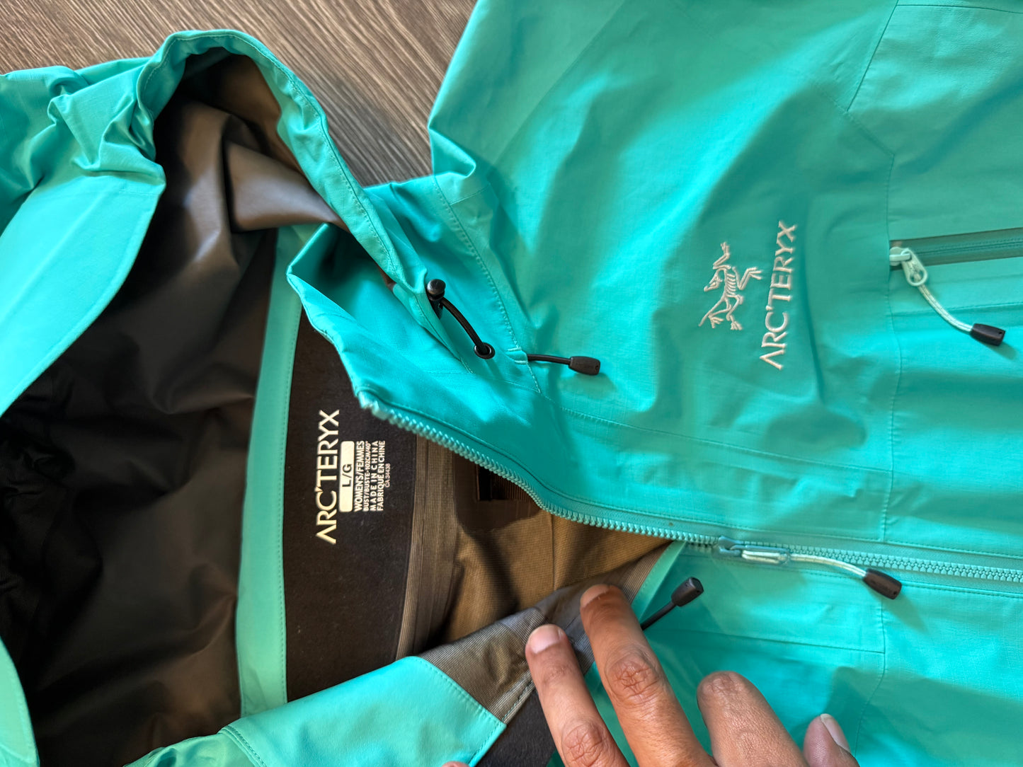 Arc’teryx waterproof jacket