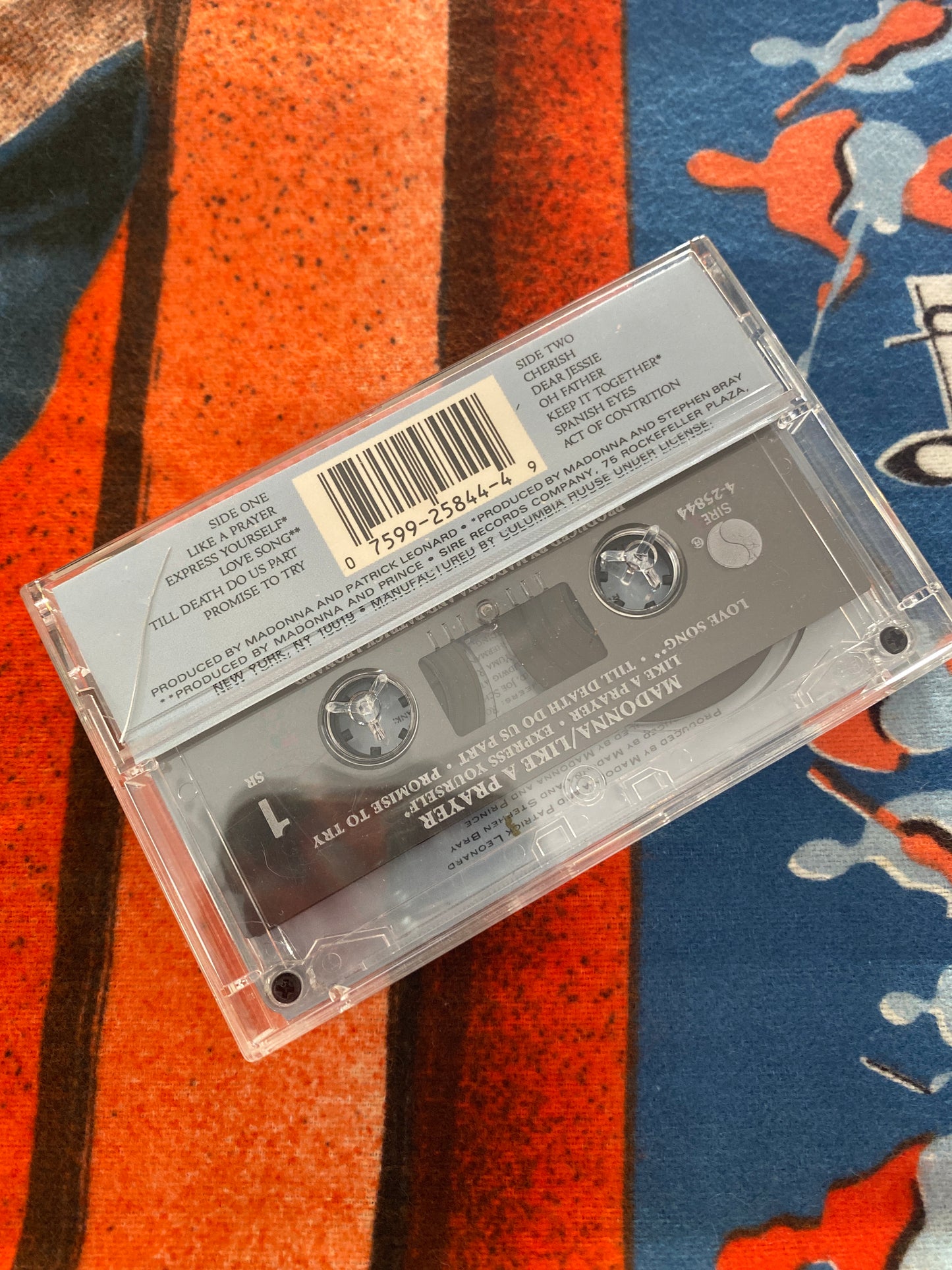 Madonna Like A Prayer Cassette Tape