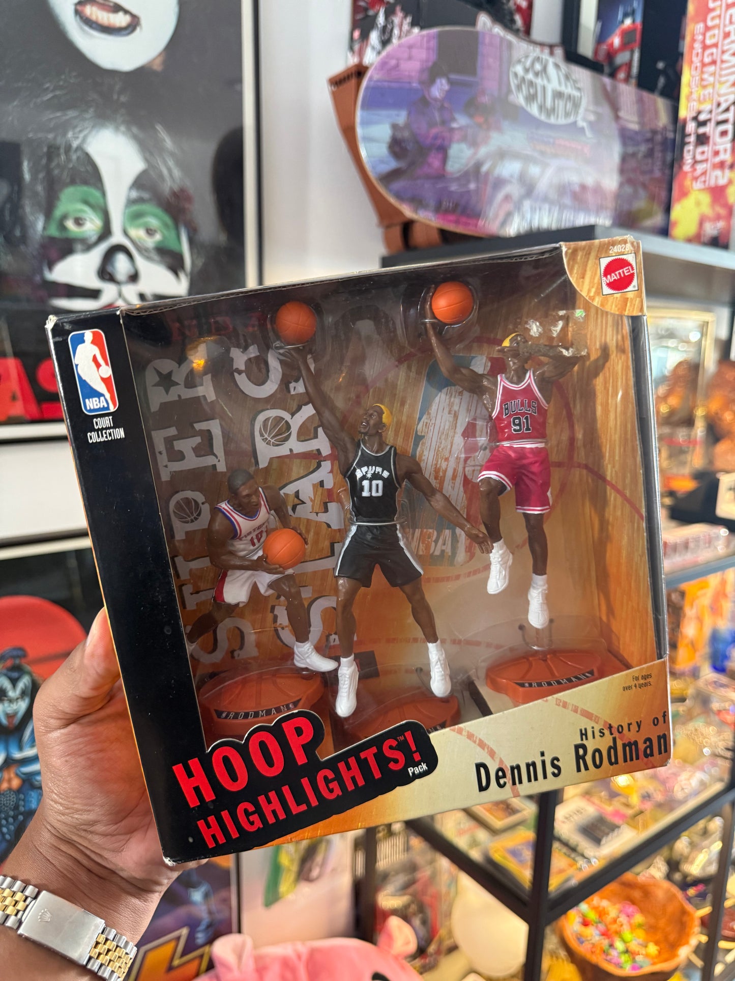 NBA Basketball Dennis Rodman 3 pack