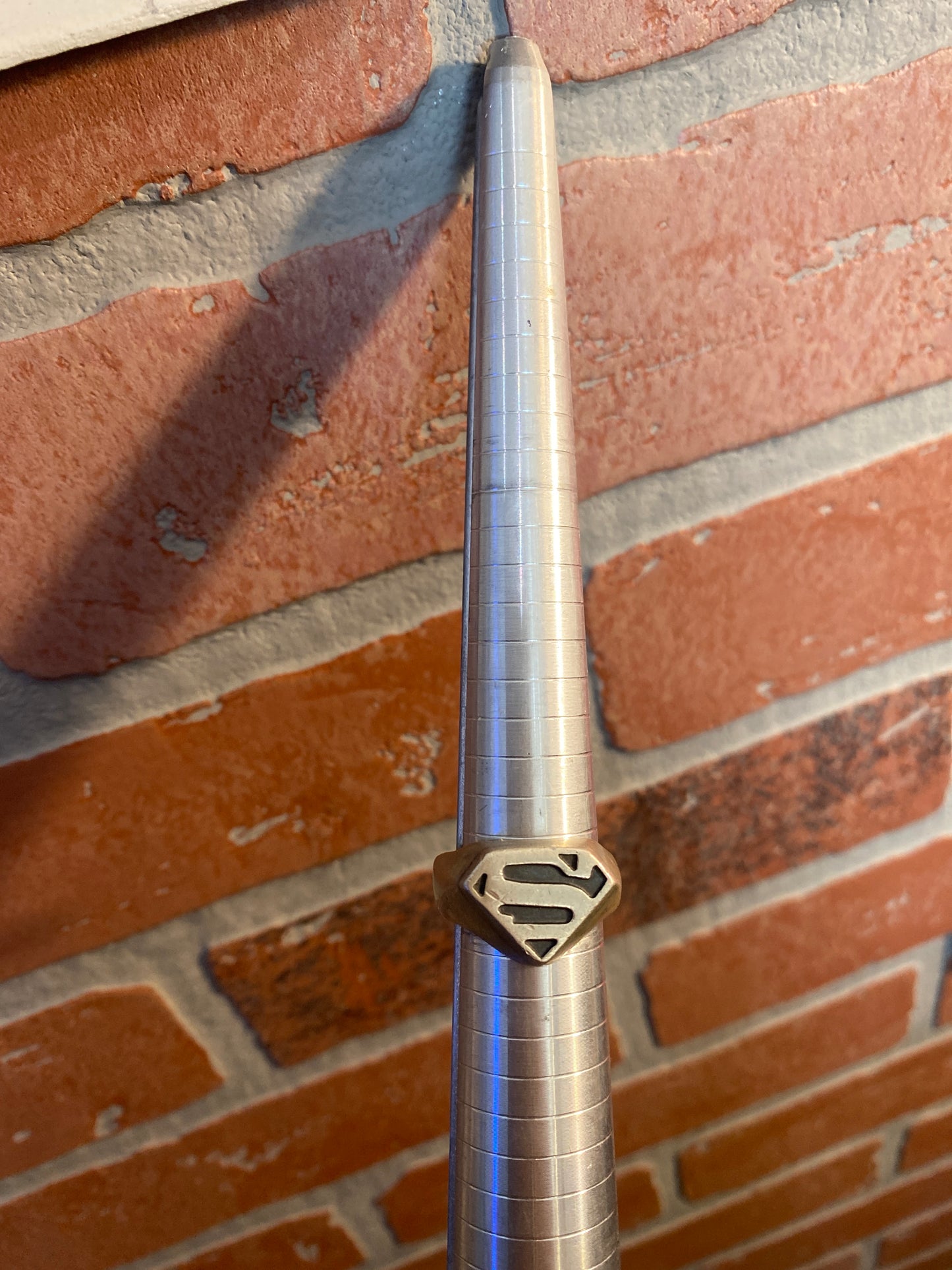 .925 Sterling Silver Superman Ring 9.5”