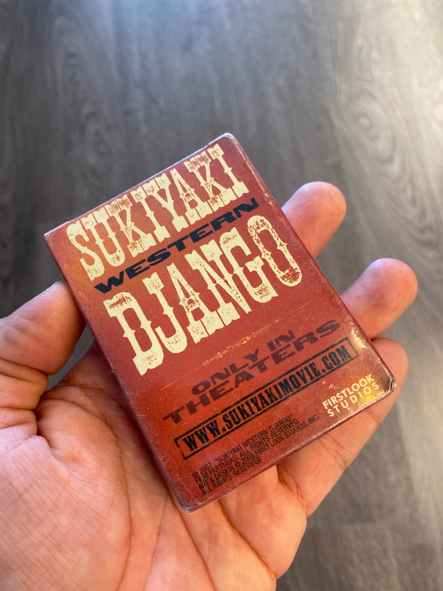 Quentin Tarantino Django Movie Playing Cards
