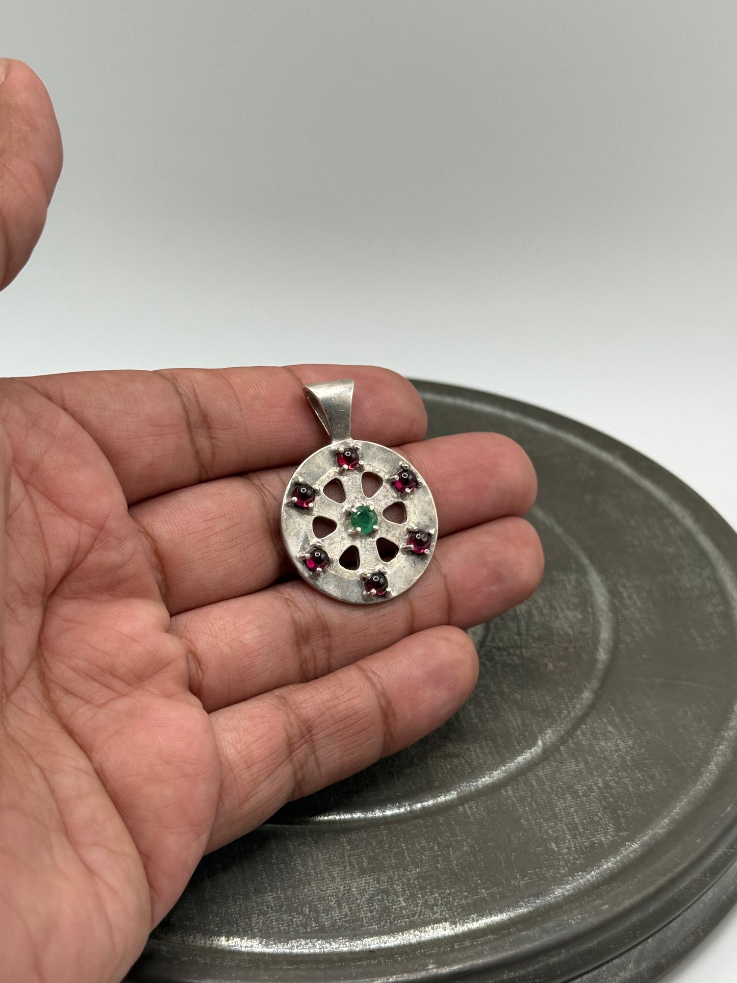 .925 Sterling Silver Soccer Pendant