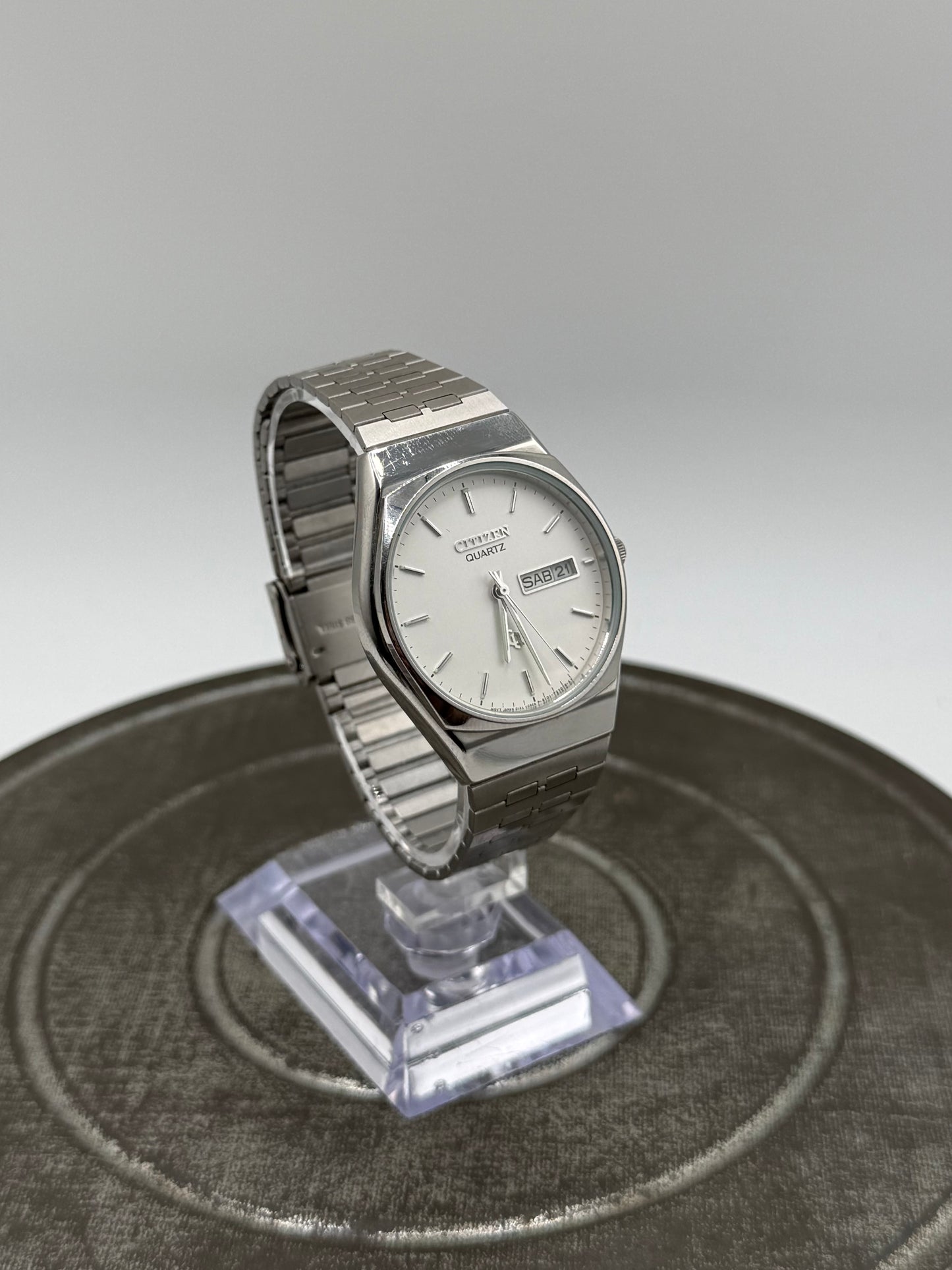 Vintage Citizen silver tone watch