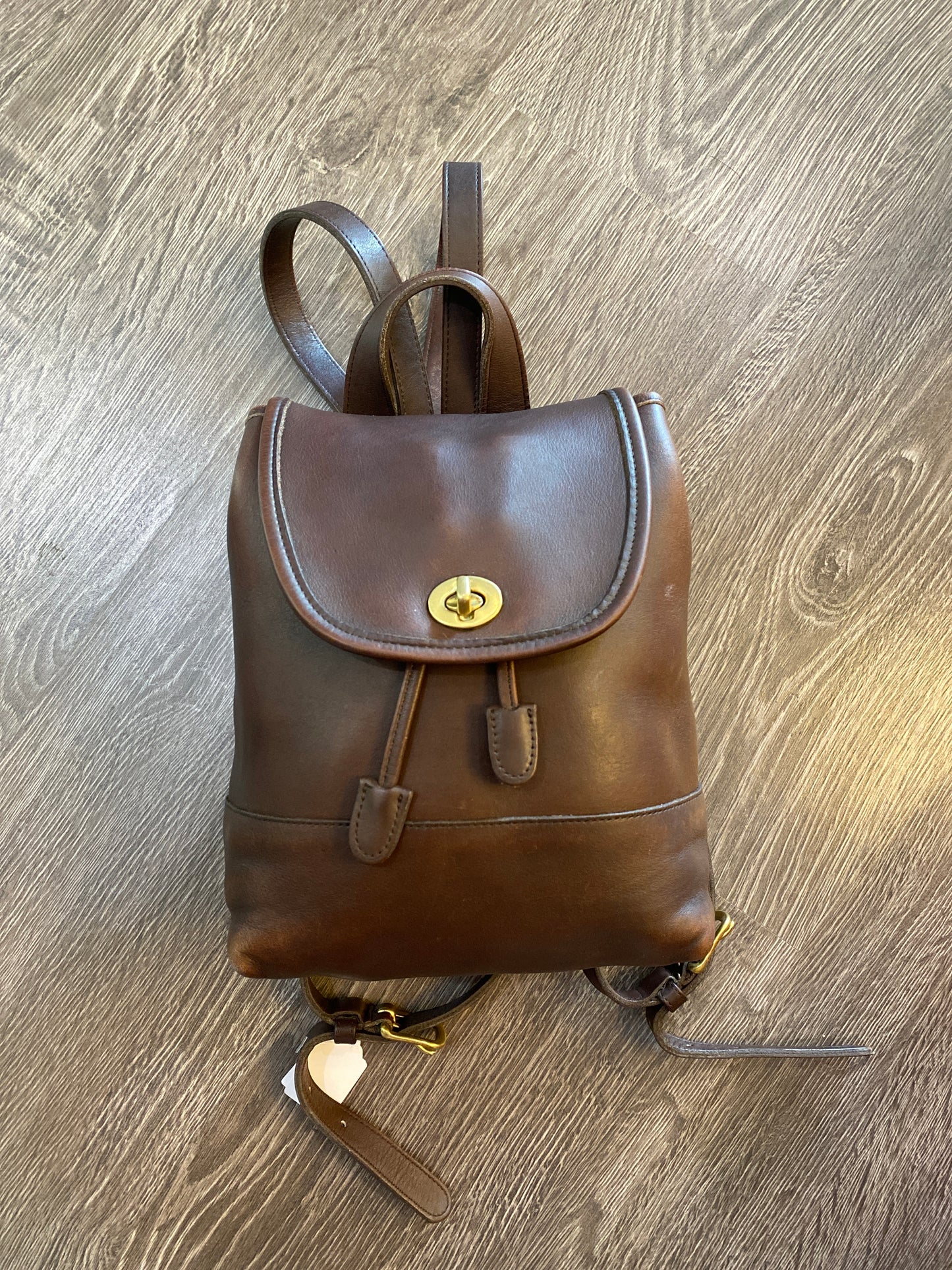 Vintage Coach Mini Brown Backpack Clean and Conditioned