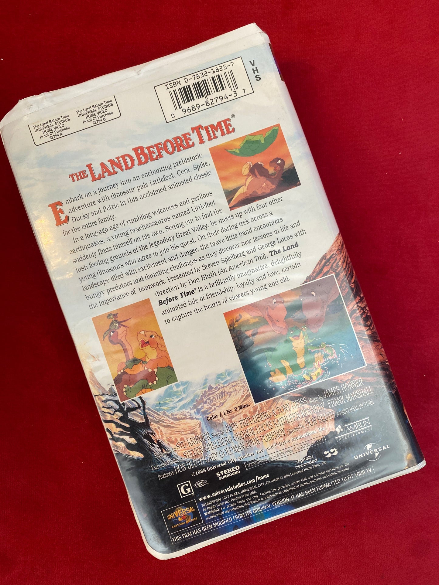 The Land Before Time VHS Movie